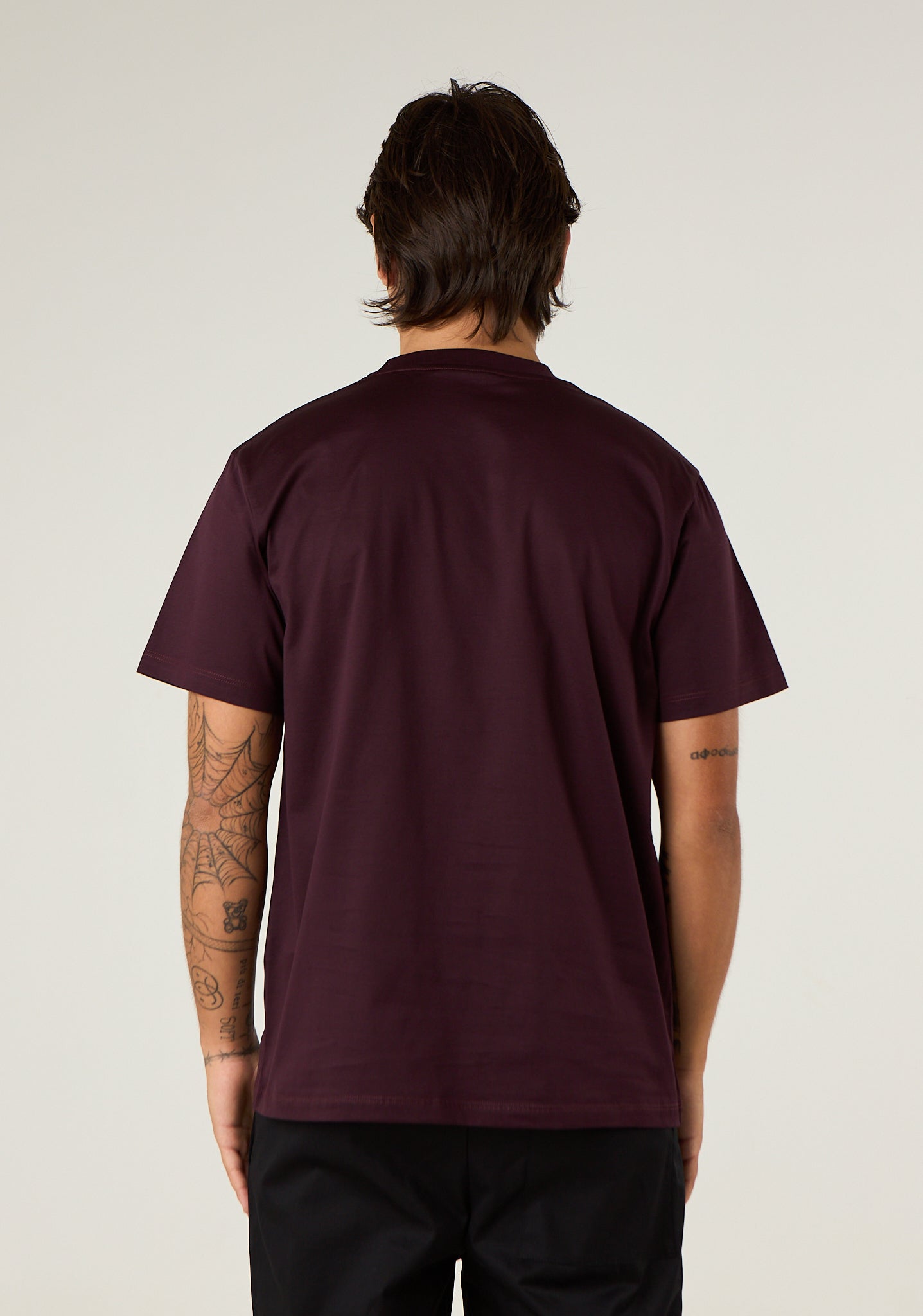 T-shirt basic in filo di scozia