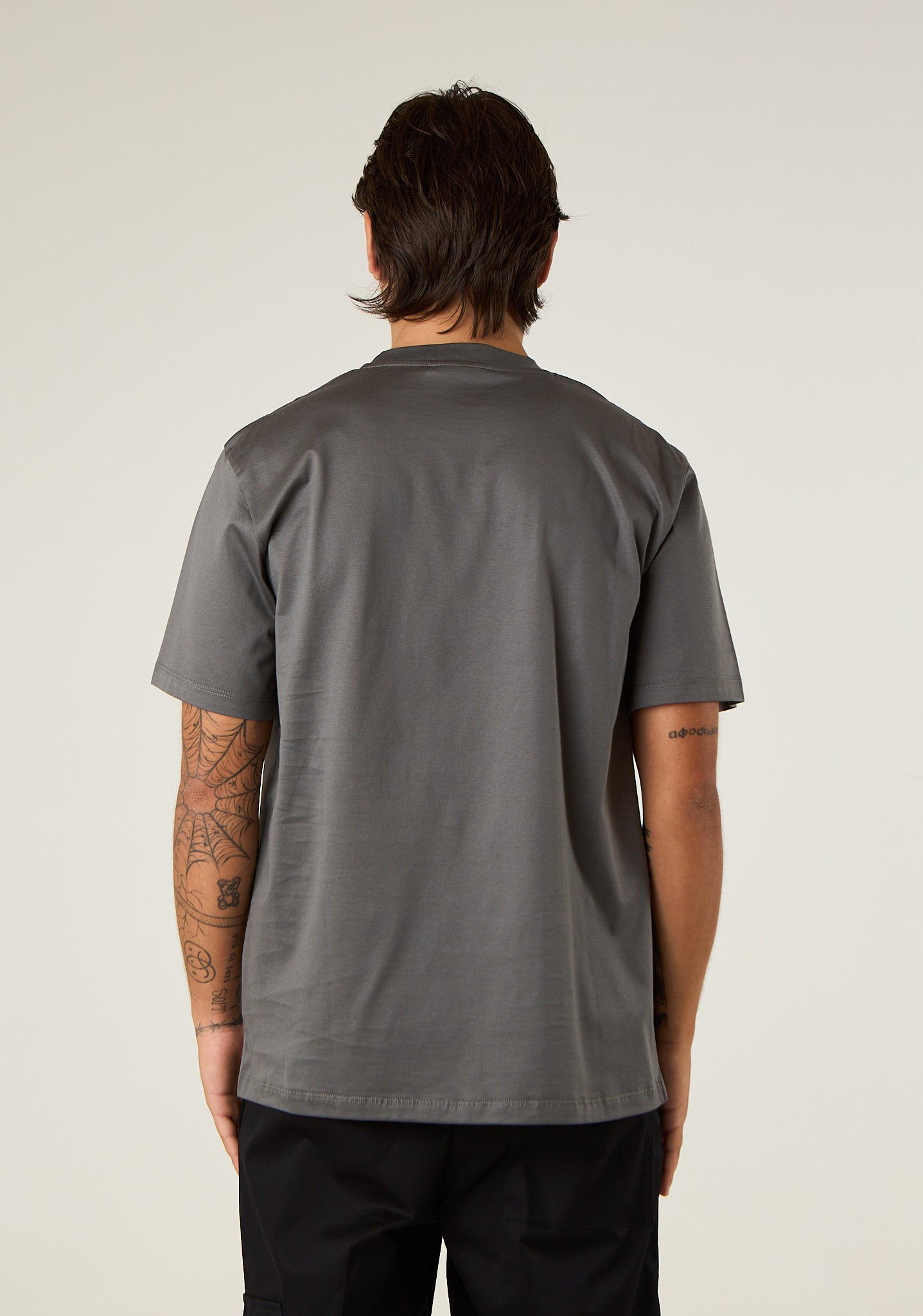 T-shirt basic in filo di scozia