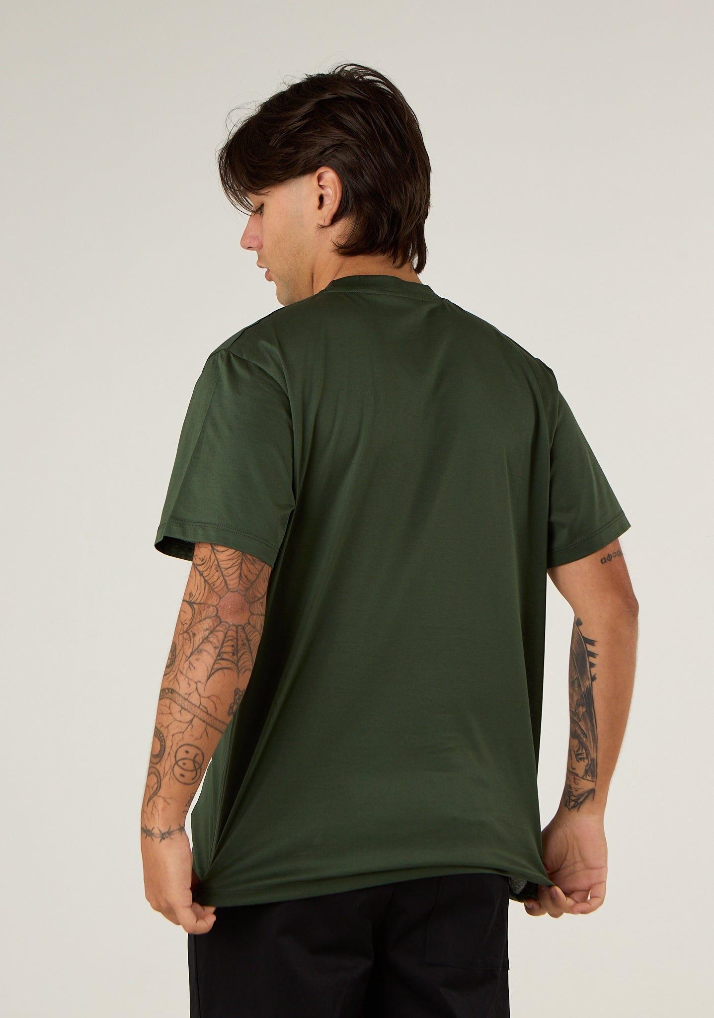 T-shirt basic in filo di scozia
