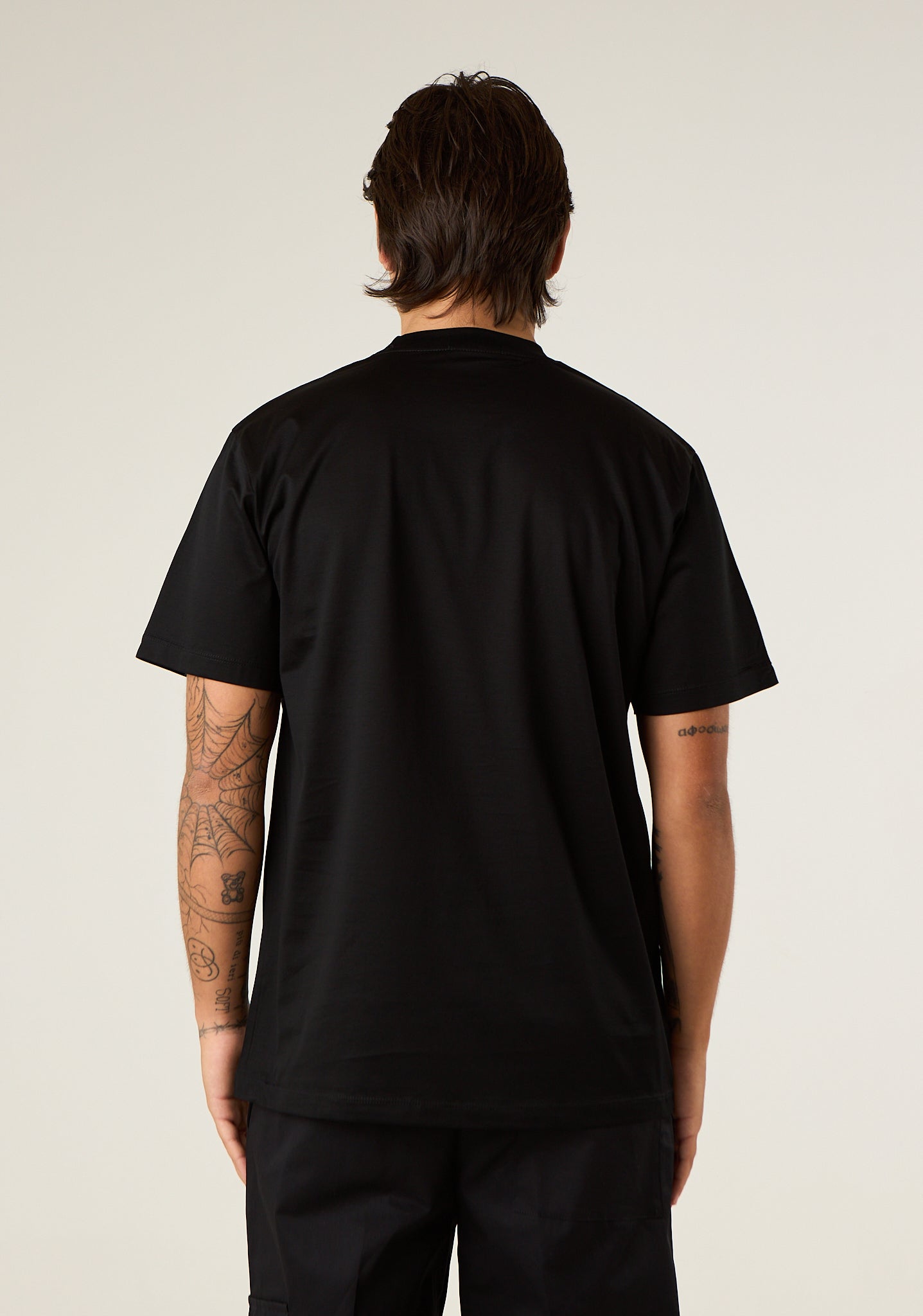 T-shirt basic in filo di scozia