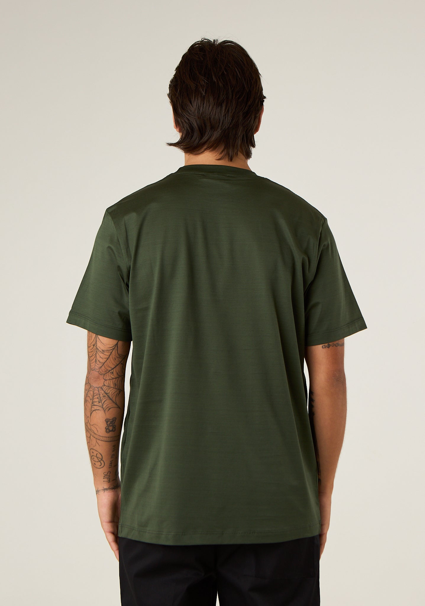 T-shirt basic in filo di scozia