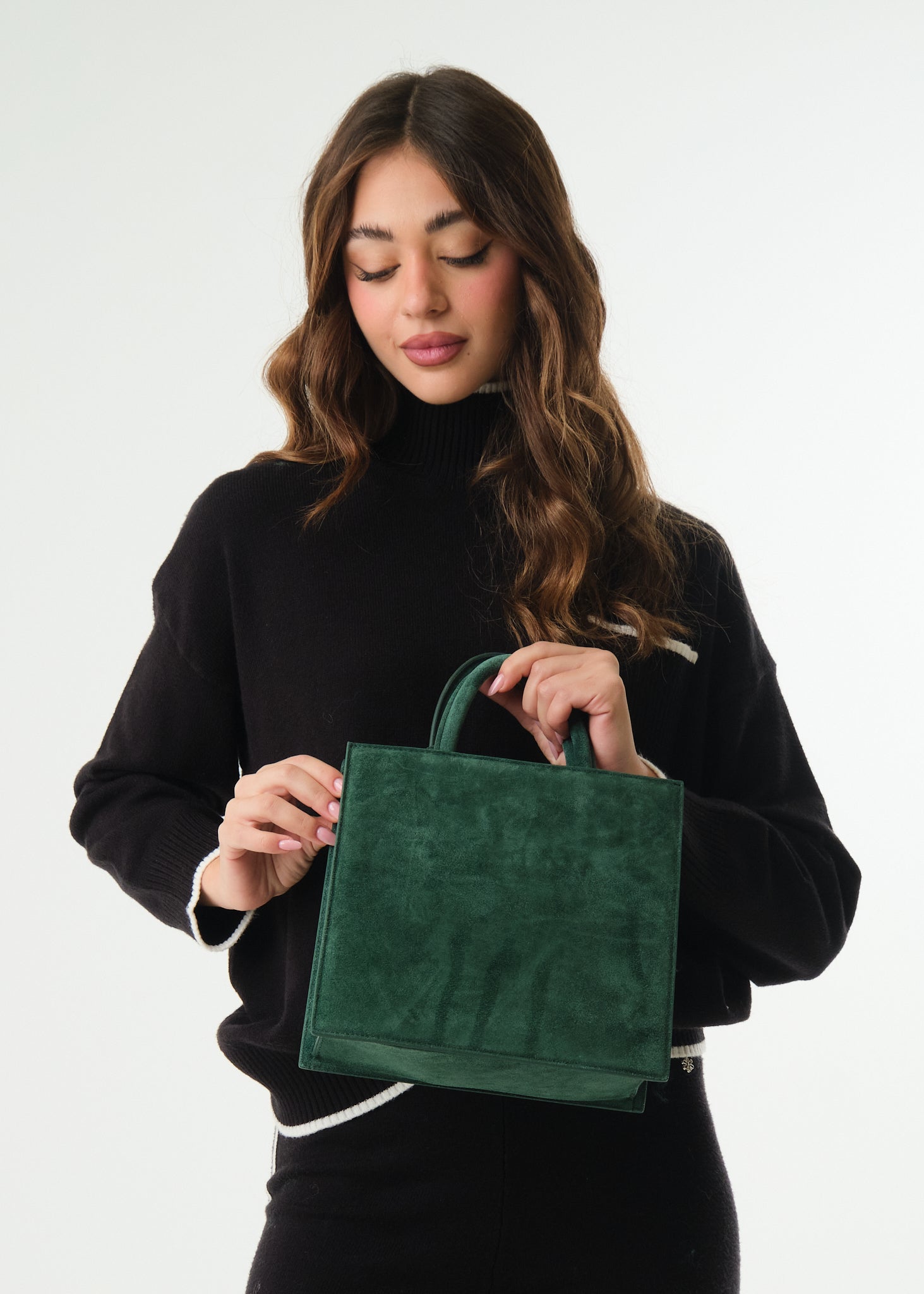 Borsa Shop Bag Midi Suede 51