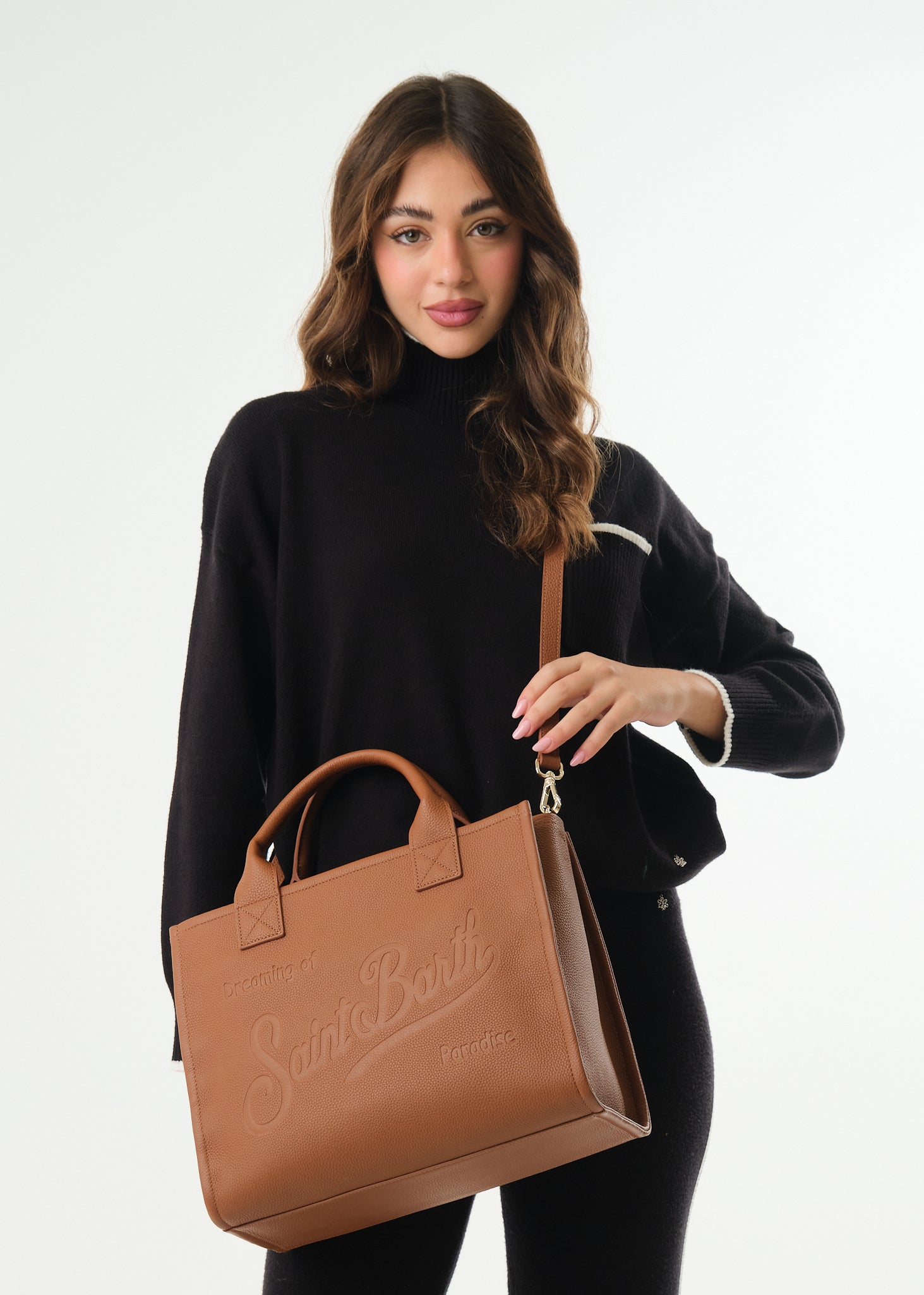 Borsa Vanity Bag Large Grain Leather