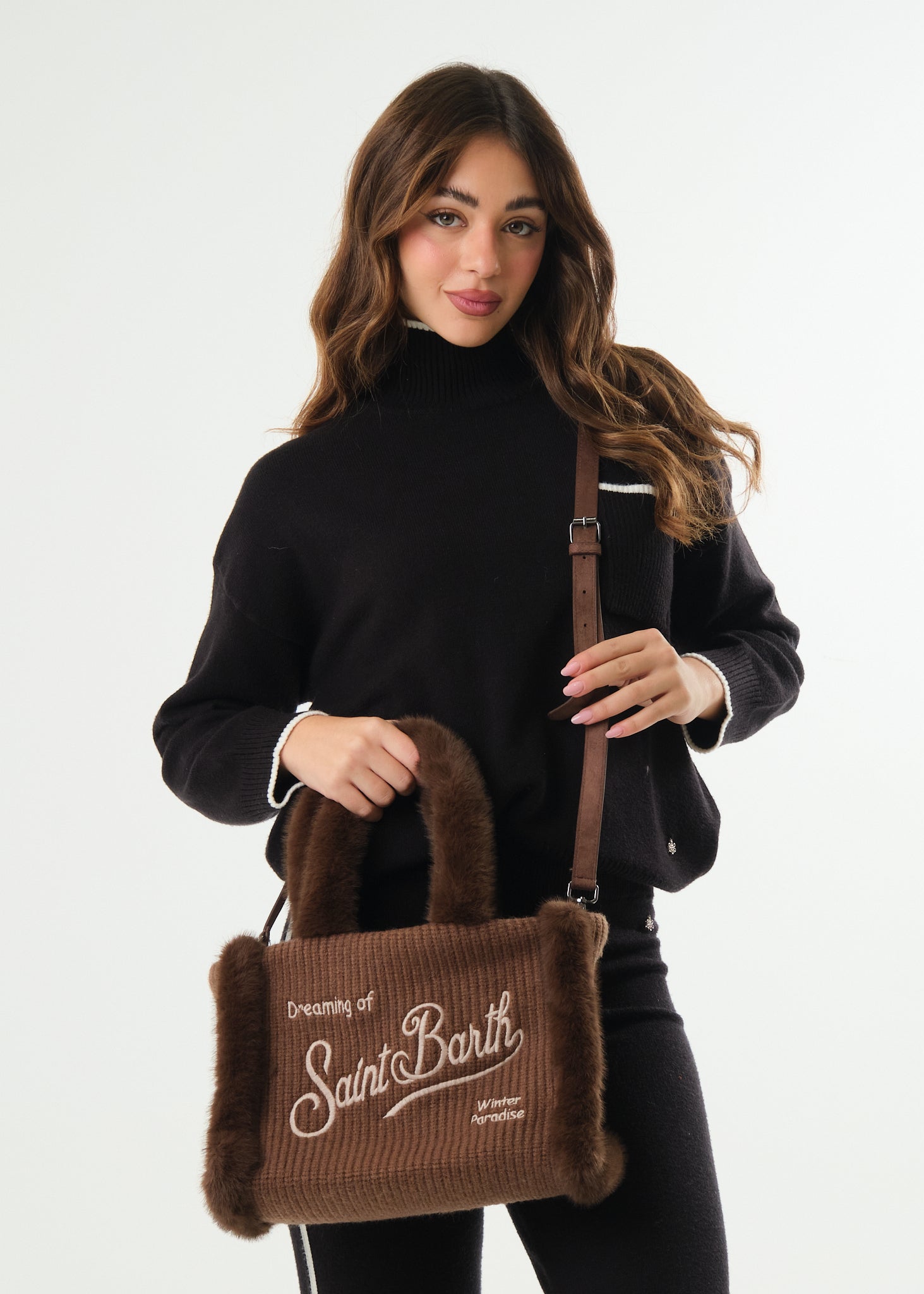 Borsa Colette Shearling Rib Fur
