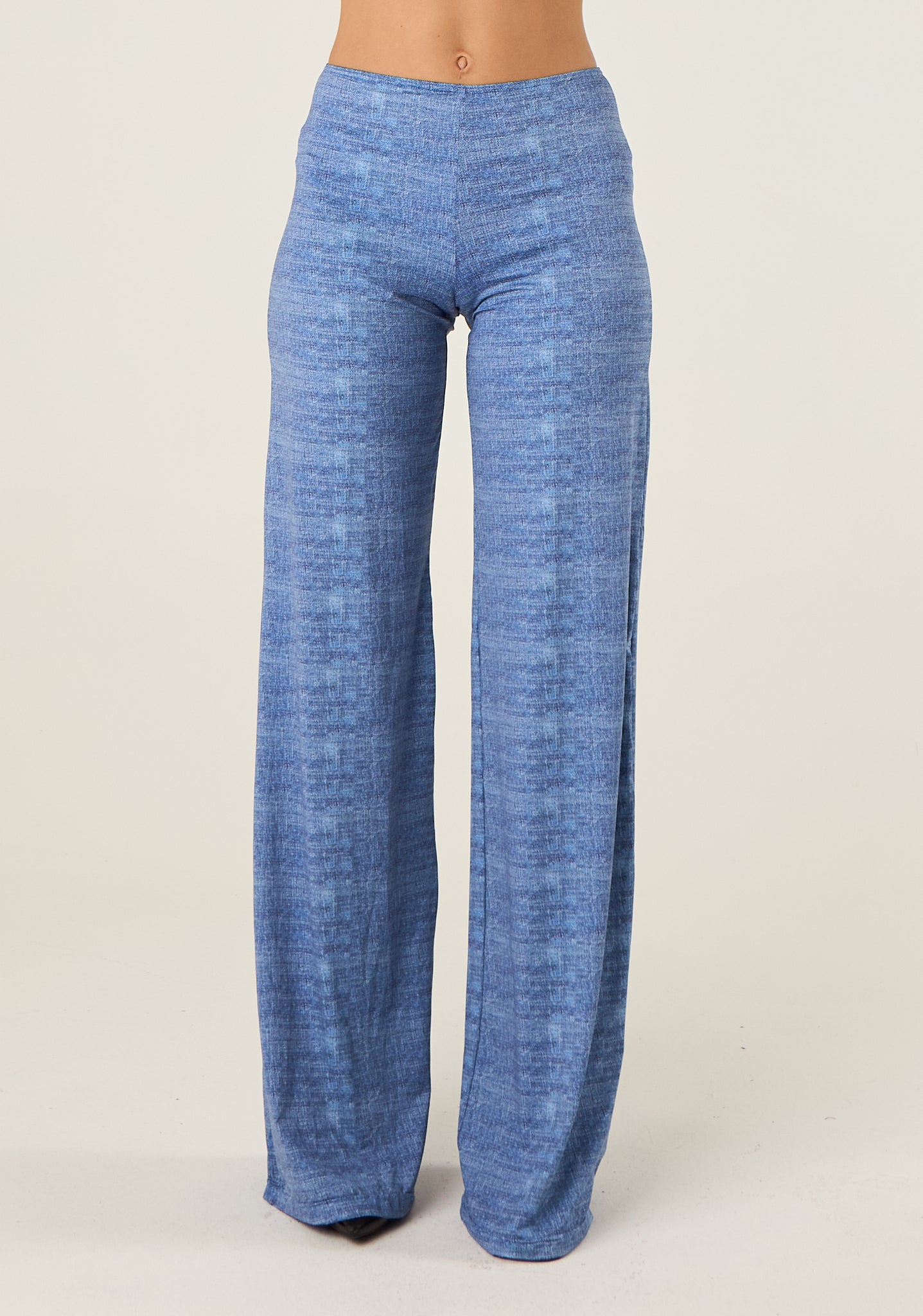 Pantalone palazzo in lycra