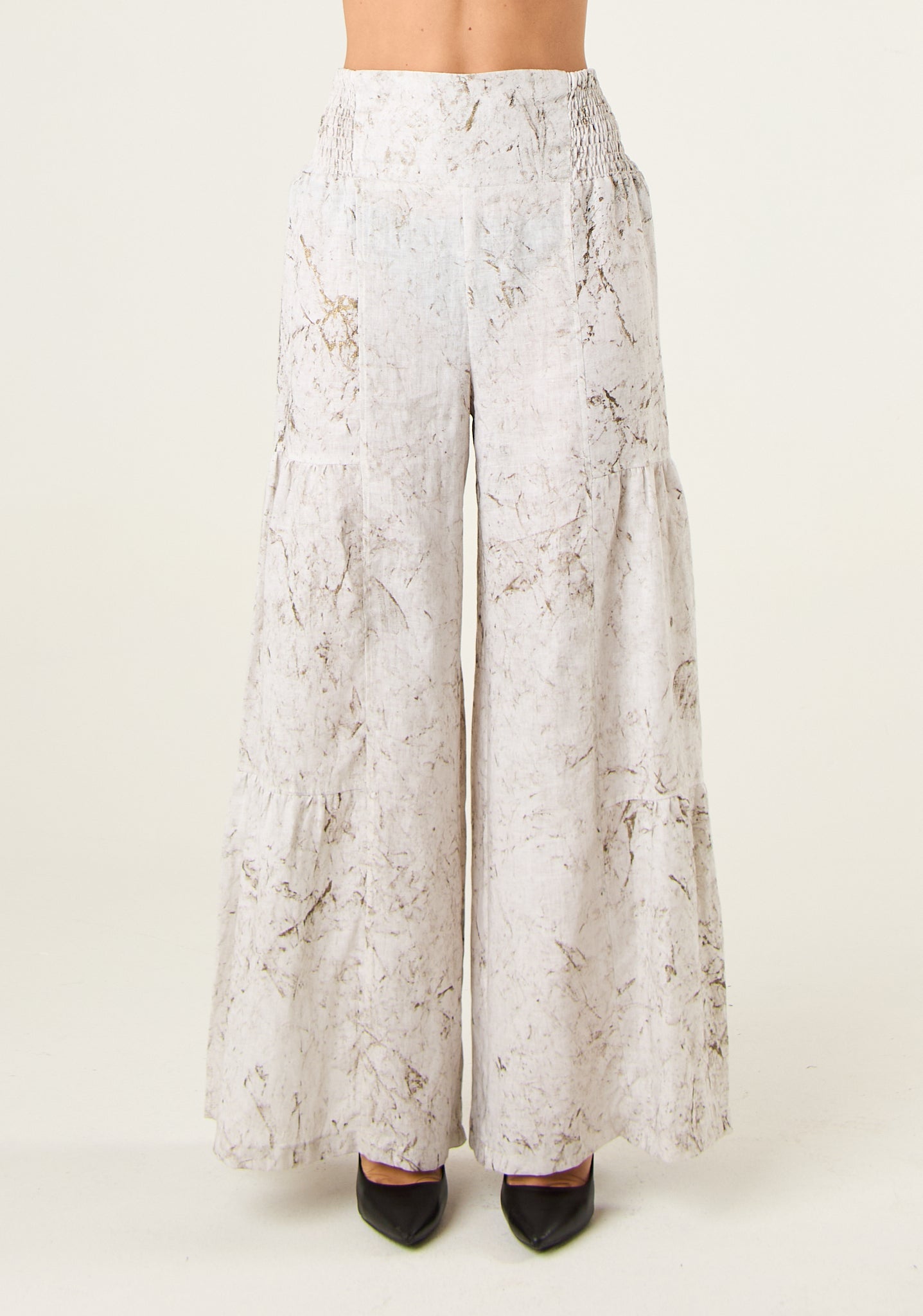 Pantalone palazzo marble