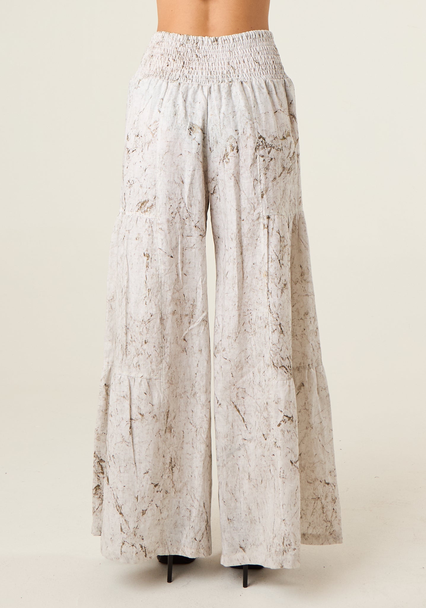 Pantalone palazzo marble
