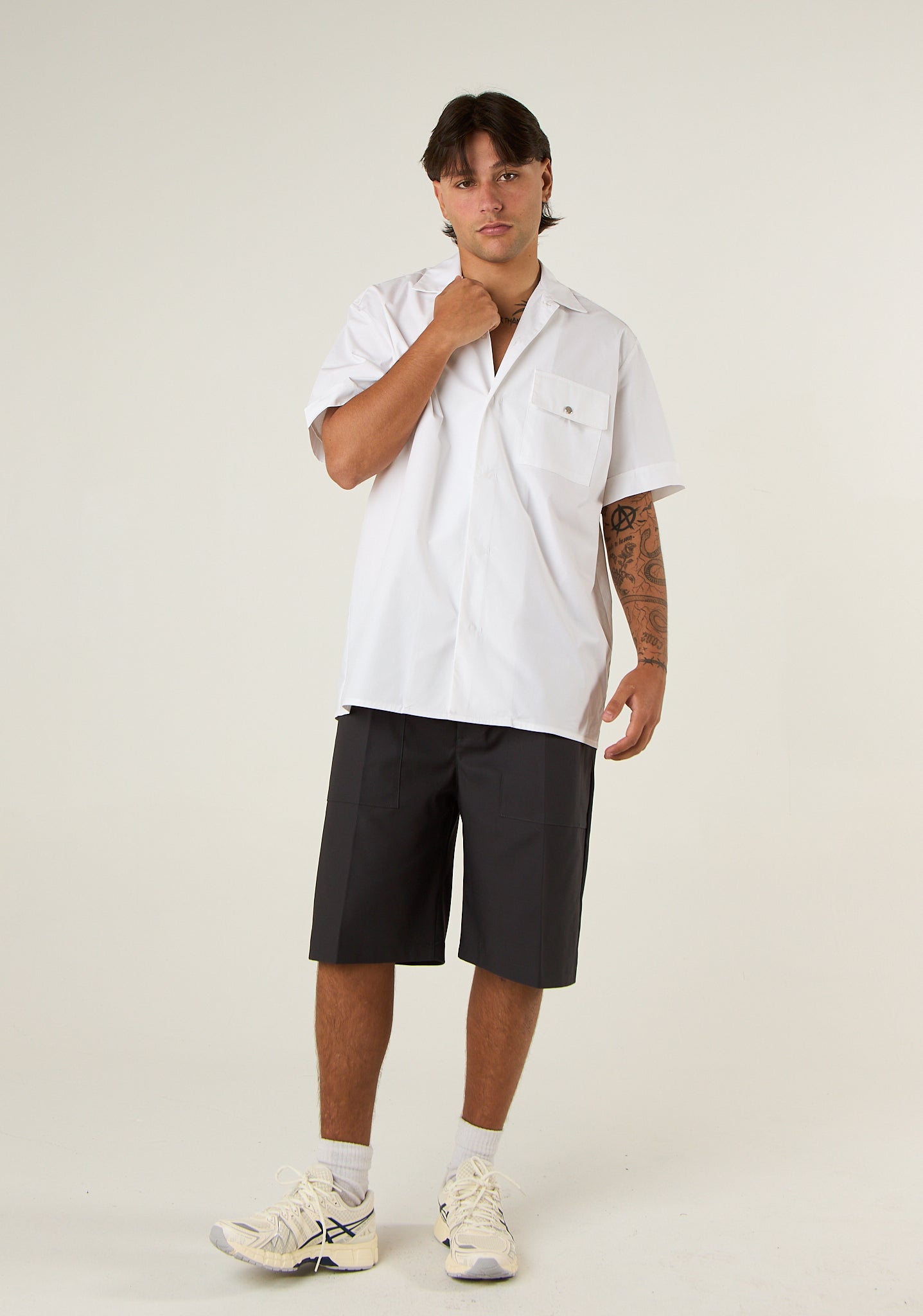 Camicia mezza manica con tasca