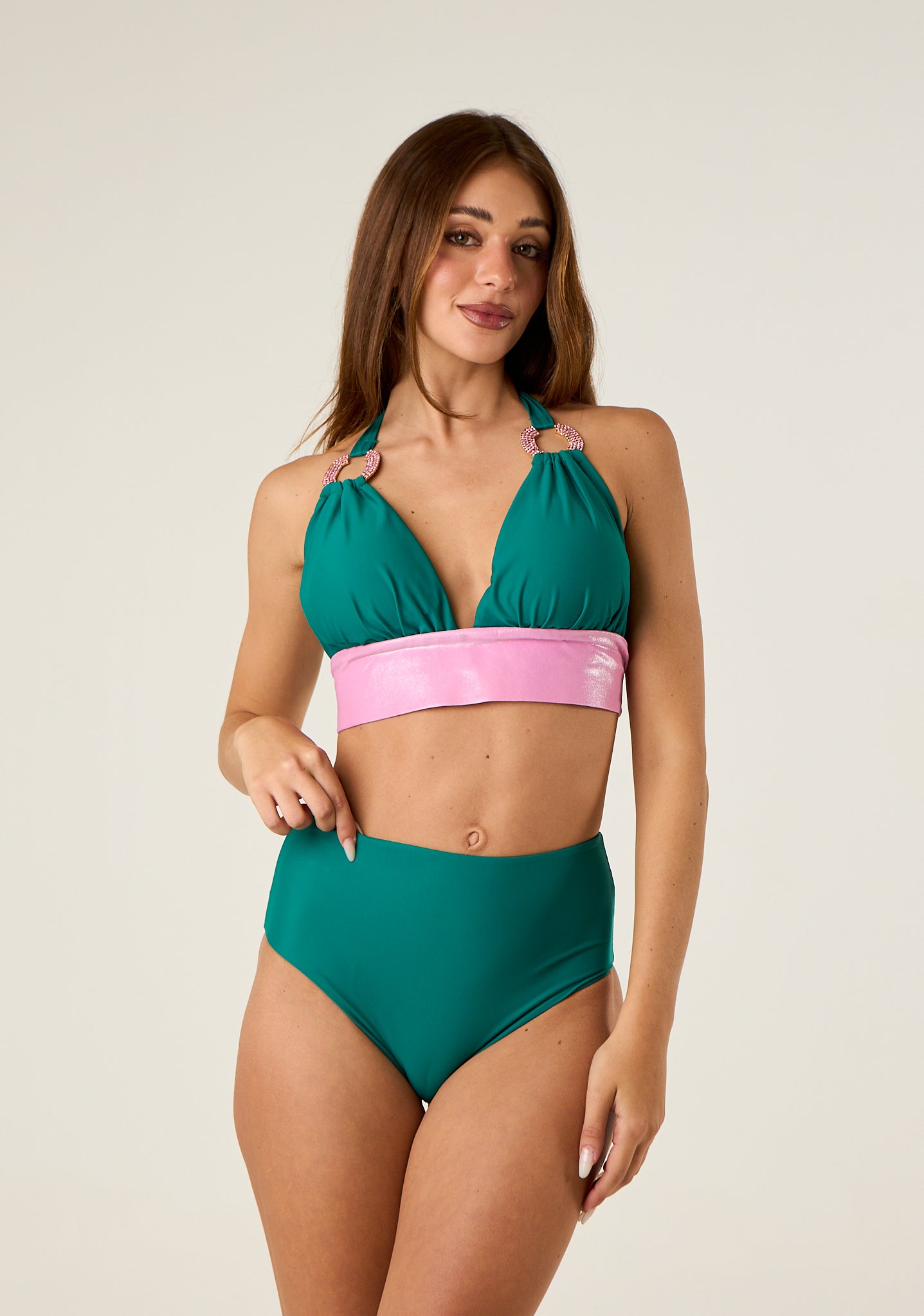Costume bikini bicolor