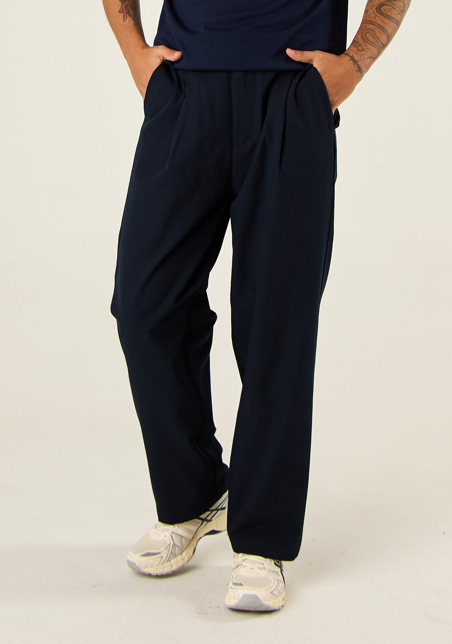 Pantalone a gamba morbida