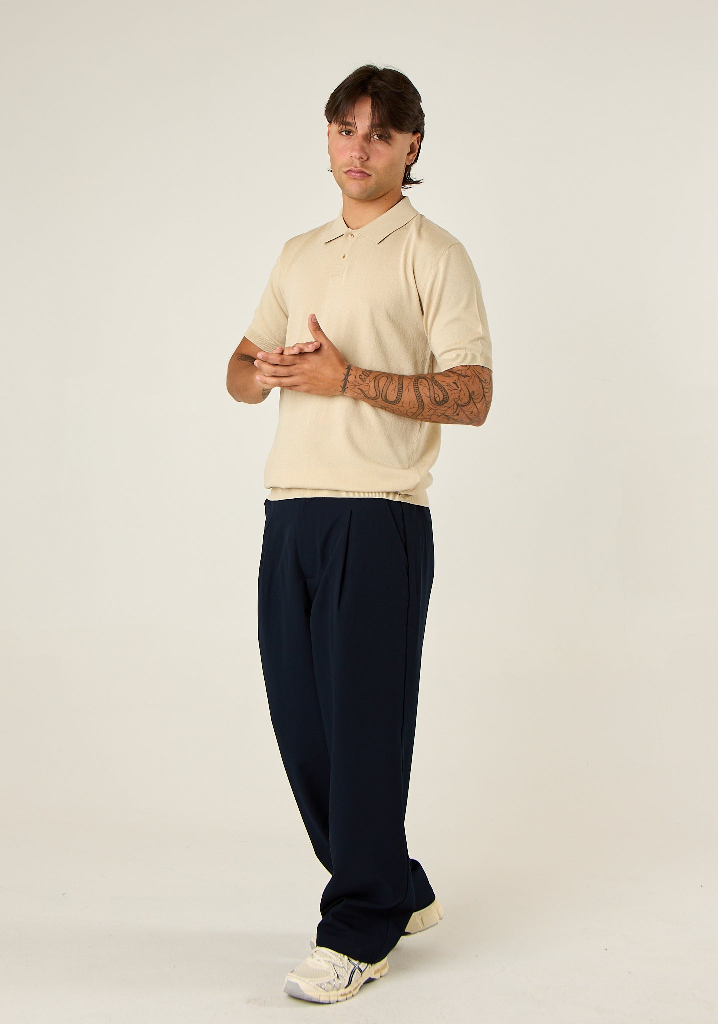 Pantalone a gamba morbida