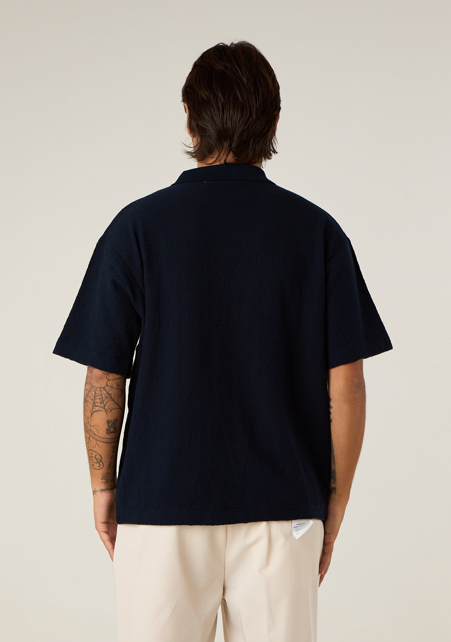Polo in maglia a taglio over