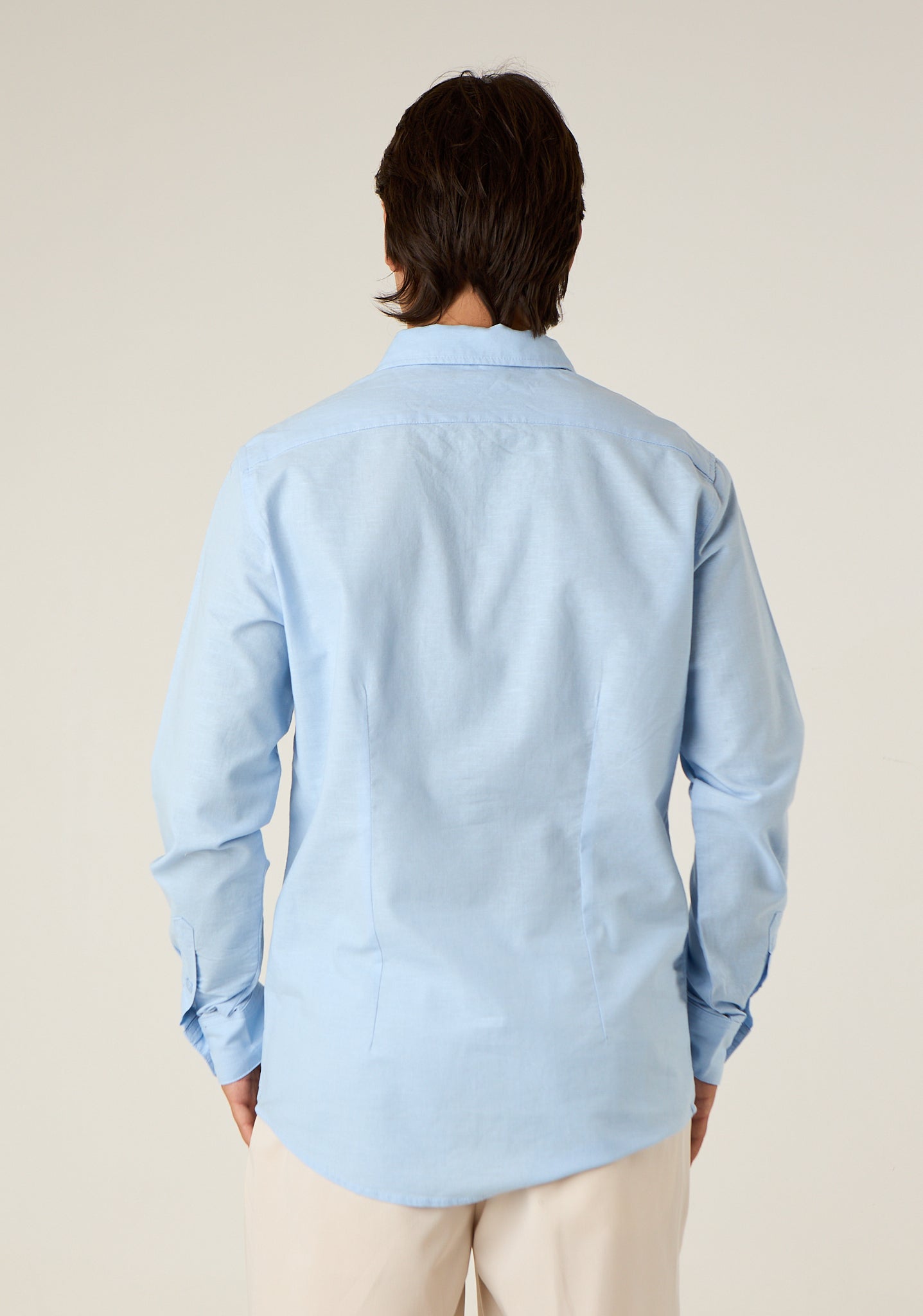 Camicia slim in cotone leggero