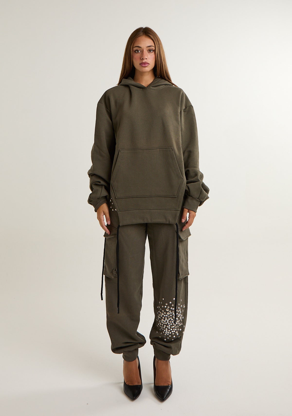 Felpa con cut out laterali