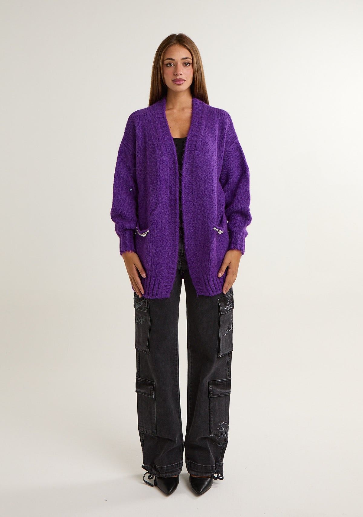 Cardigan in mohair