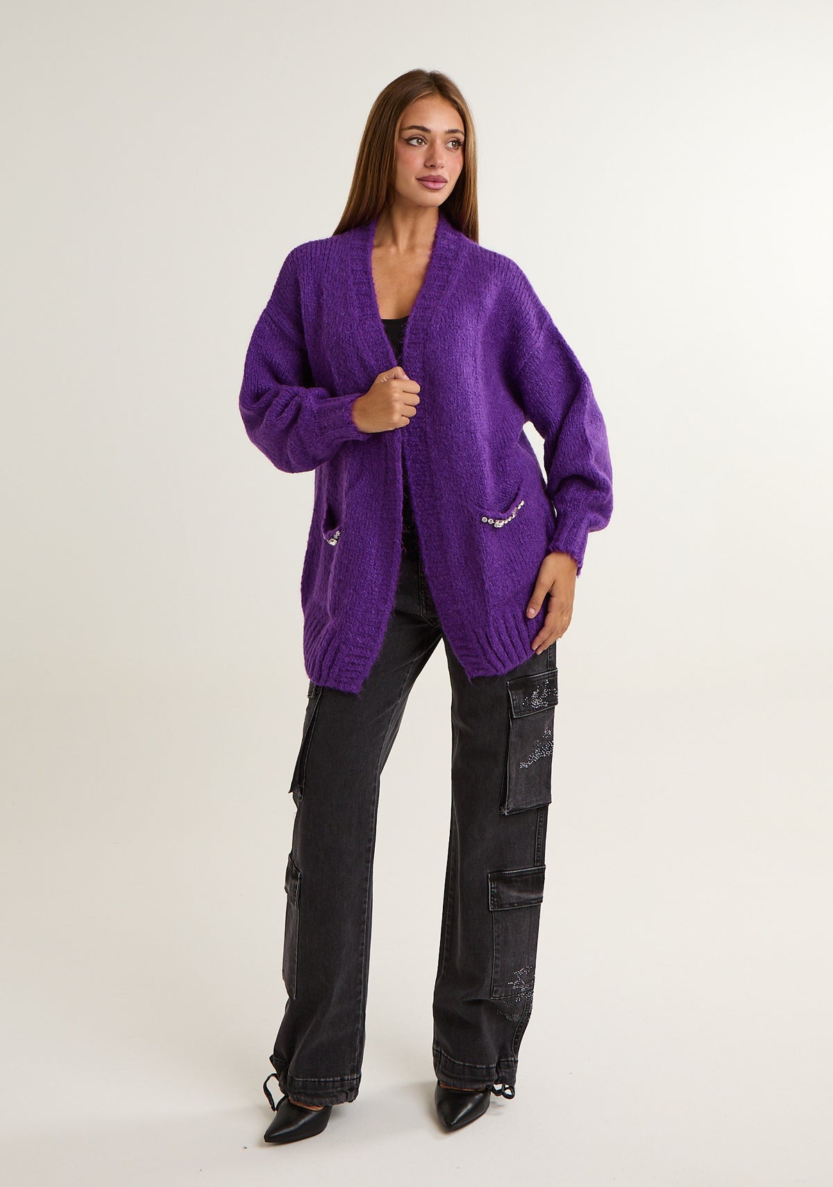 Cardigan in mohair