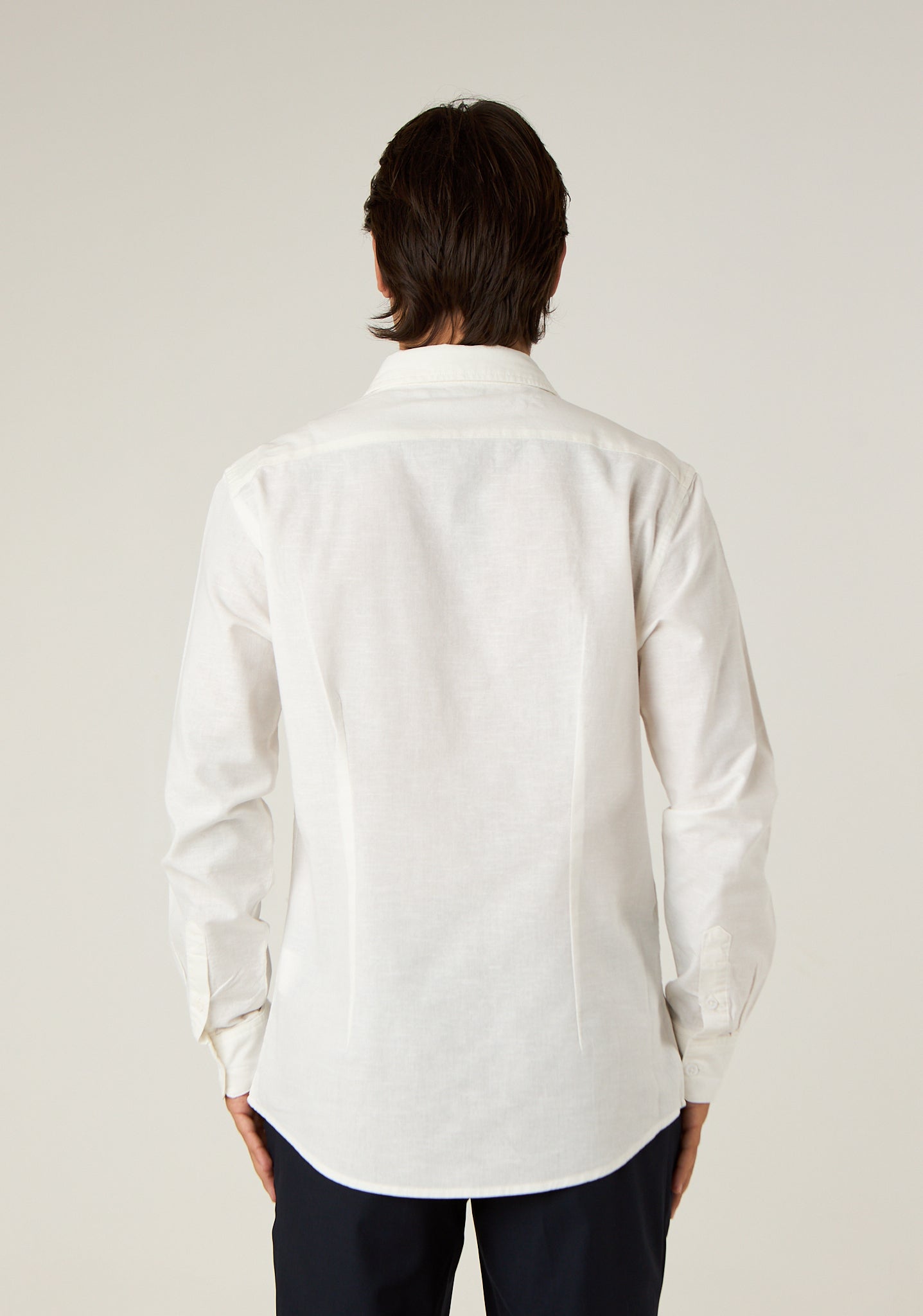 Camicia slim in cotone leggero