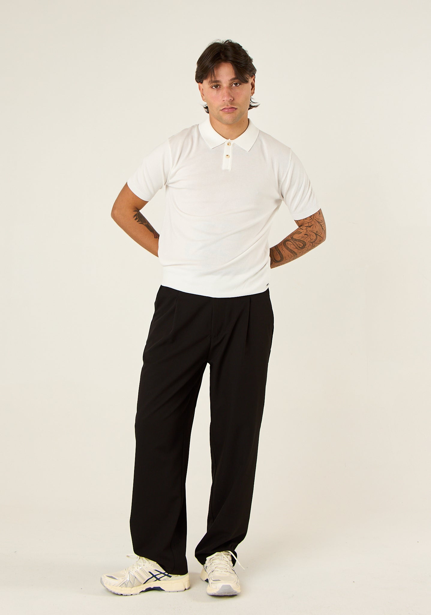Pantalone a gamba morbida