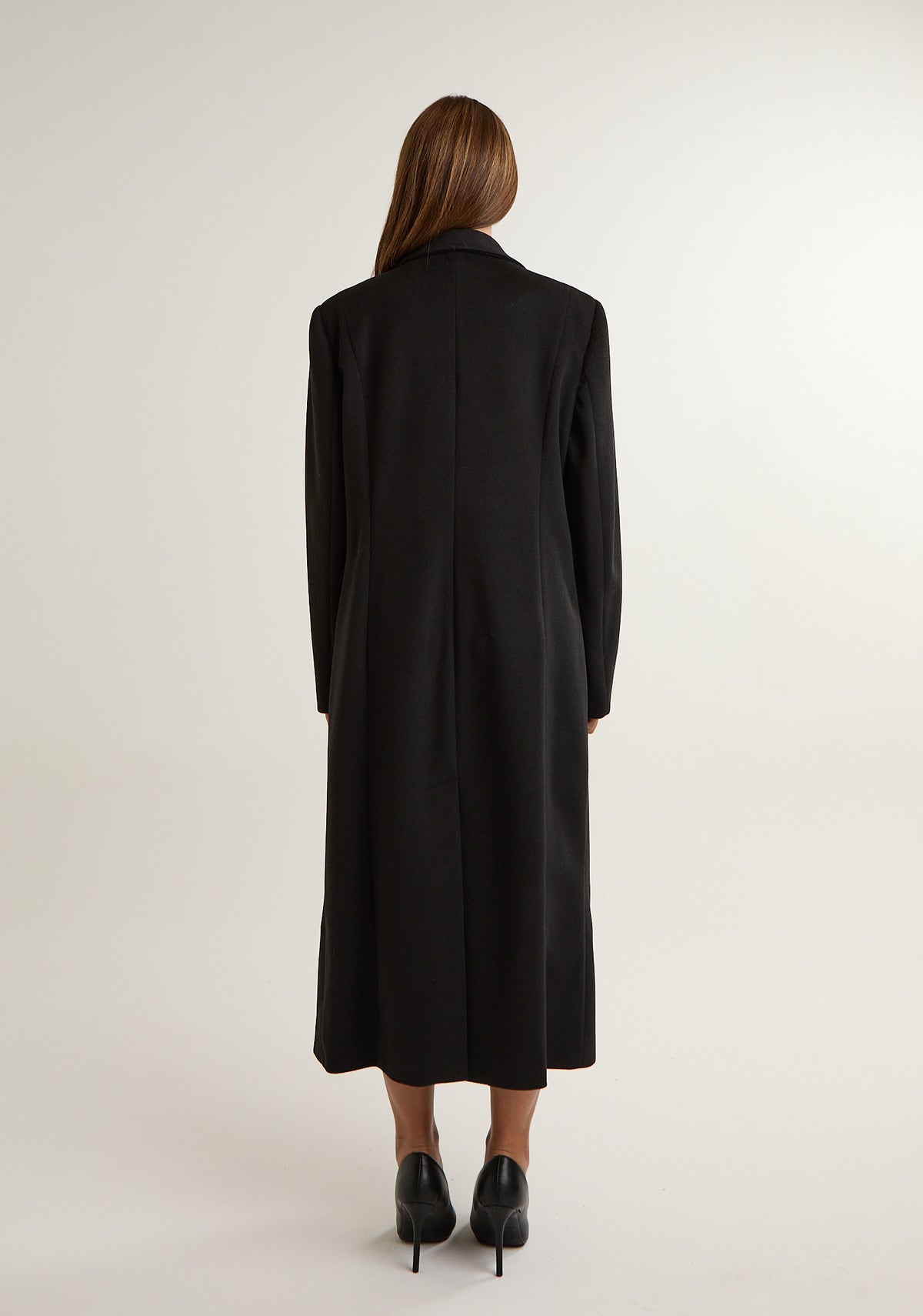 Cappotto lungo misto lana