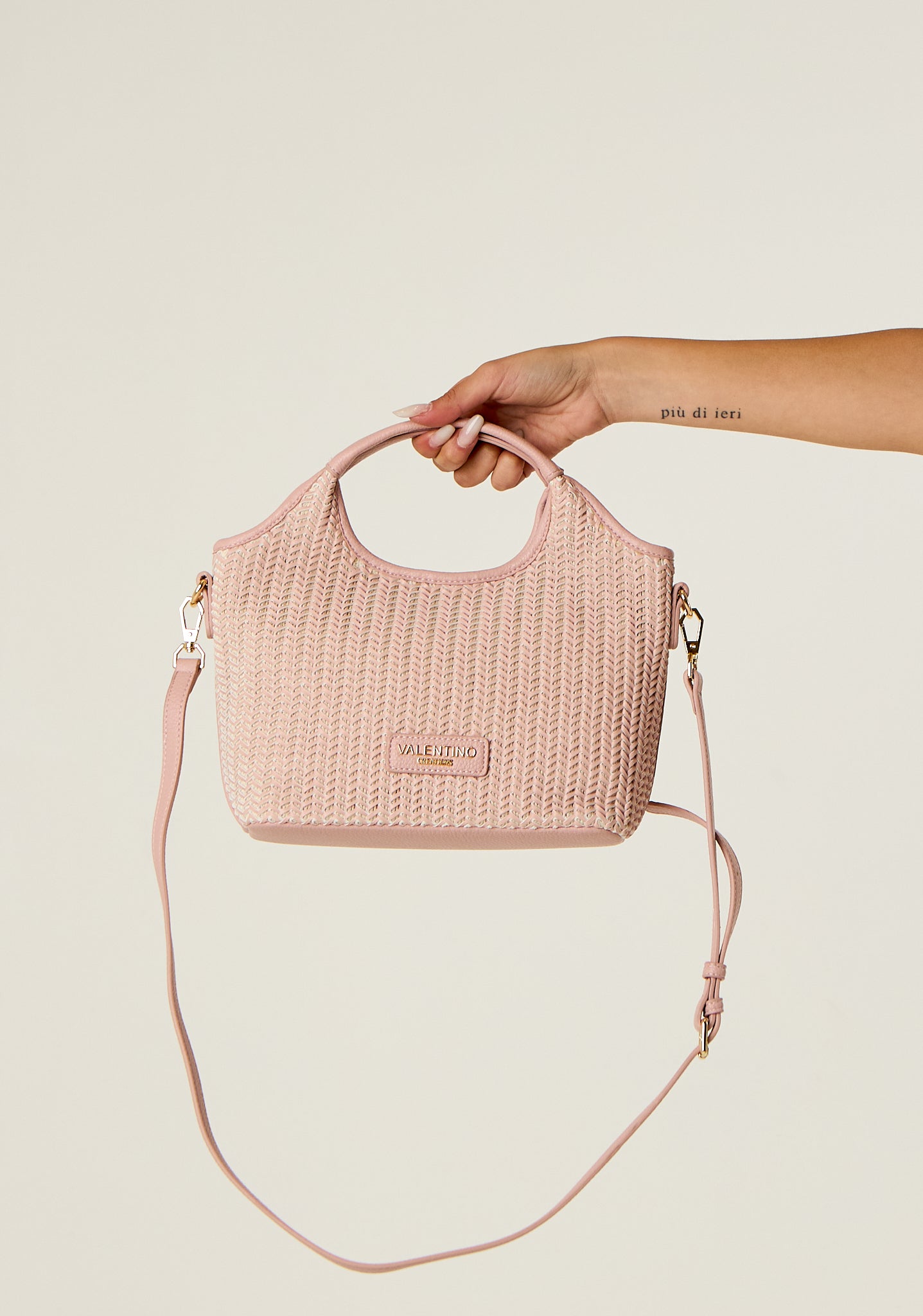 Borsa a mano intrecciata