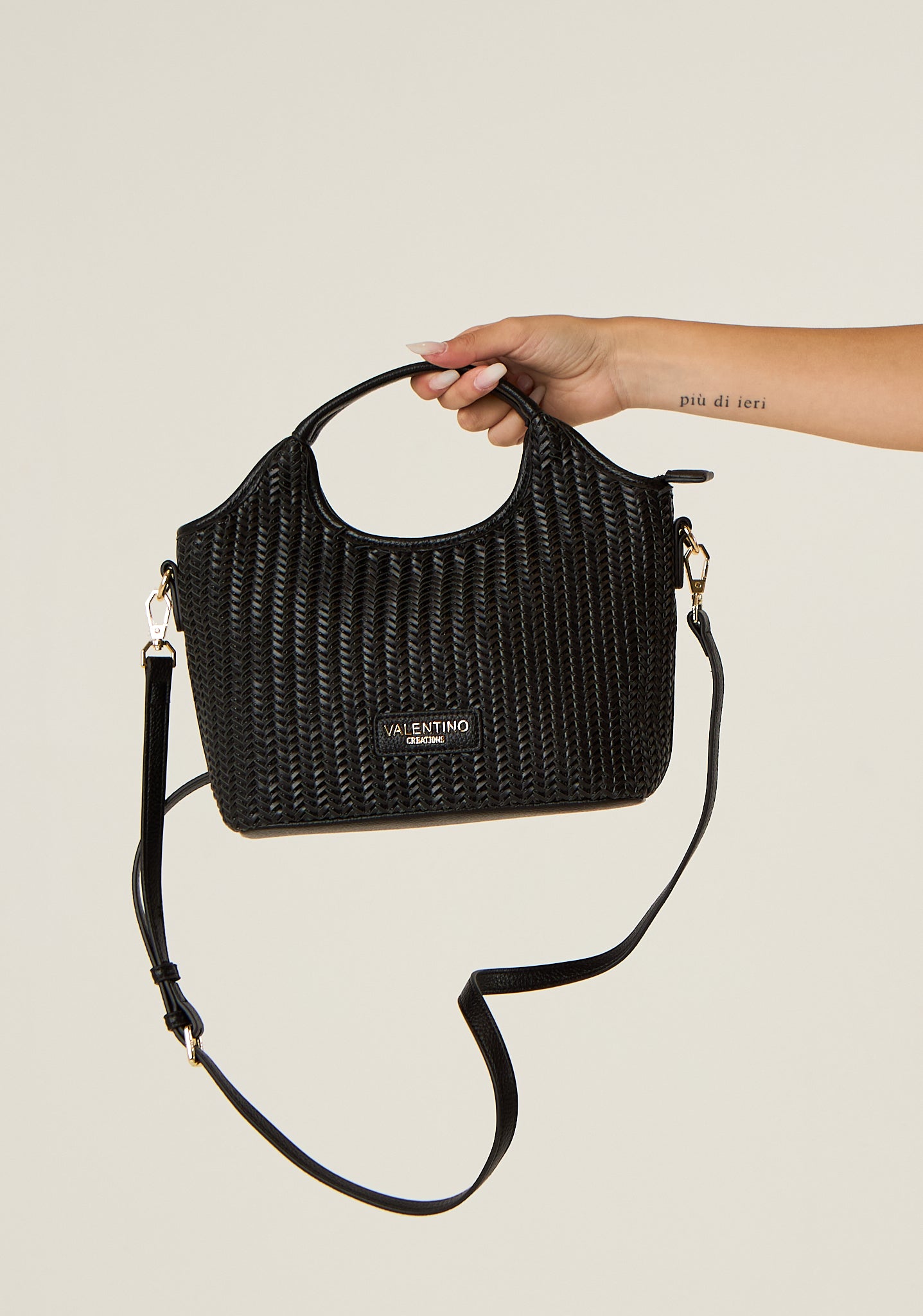 Borsa a mano intrecciata
