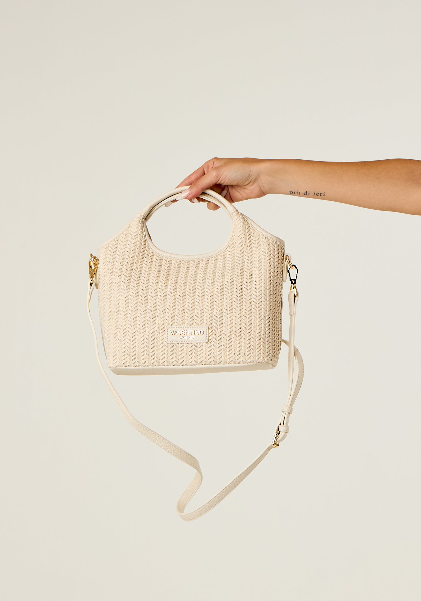 Borsa a mano intrecciata