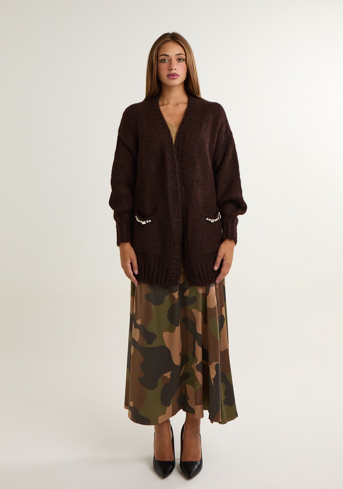 Cardigan in mohair