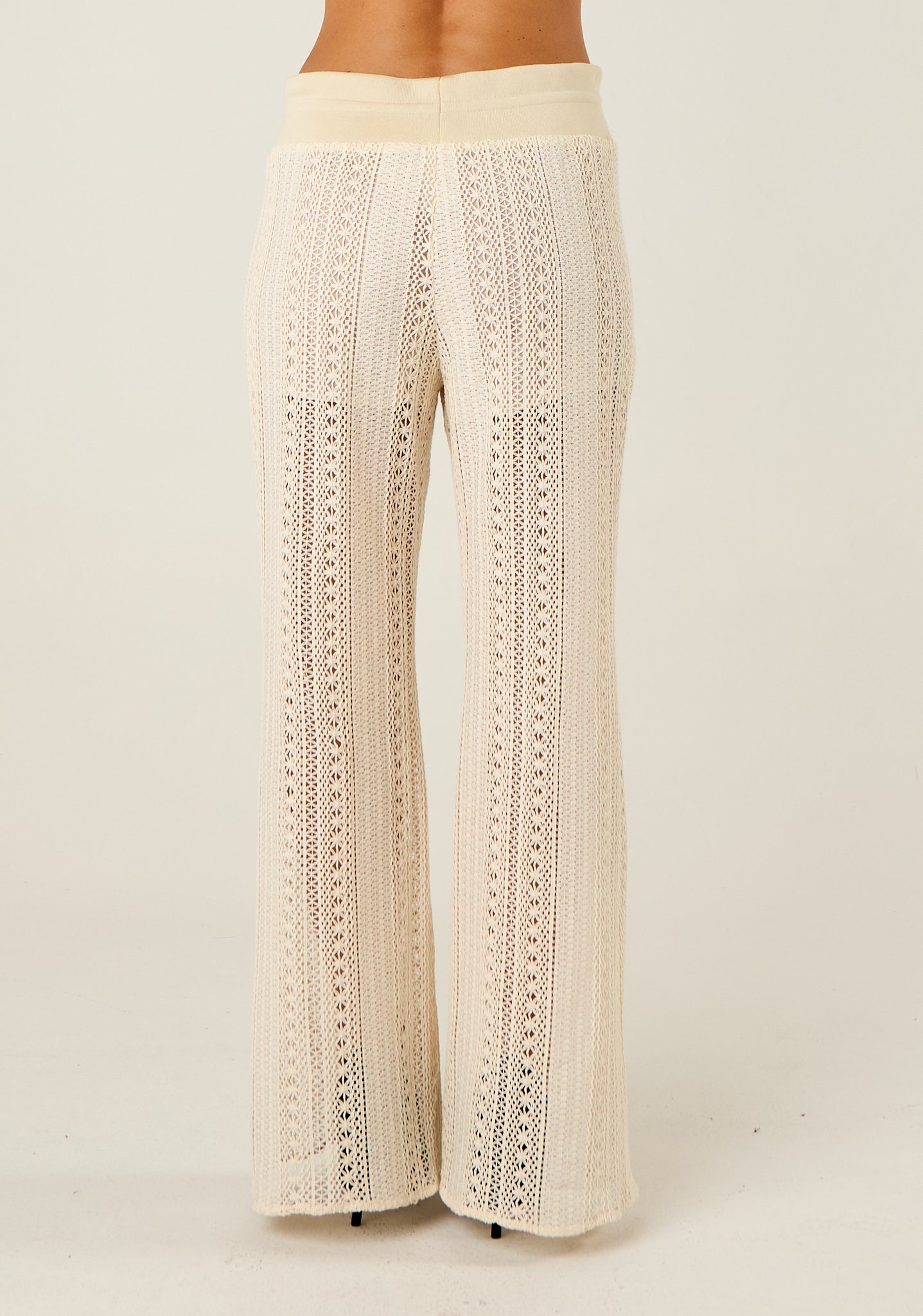 Pantalone palazzo traforato