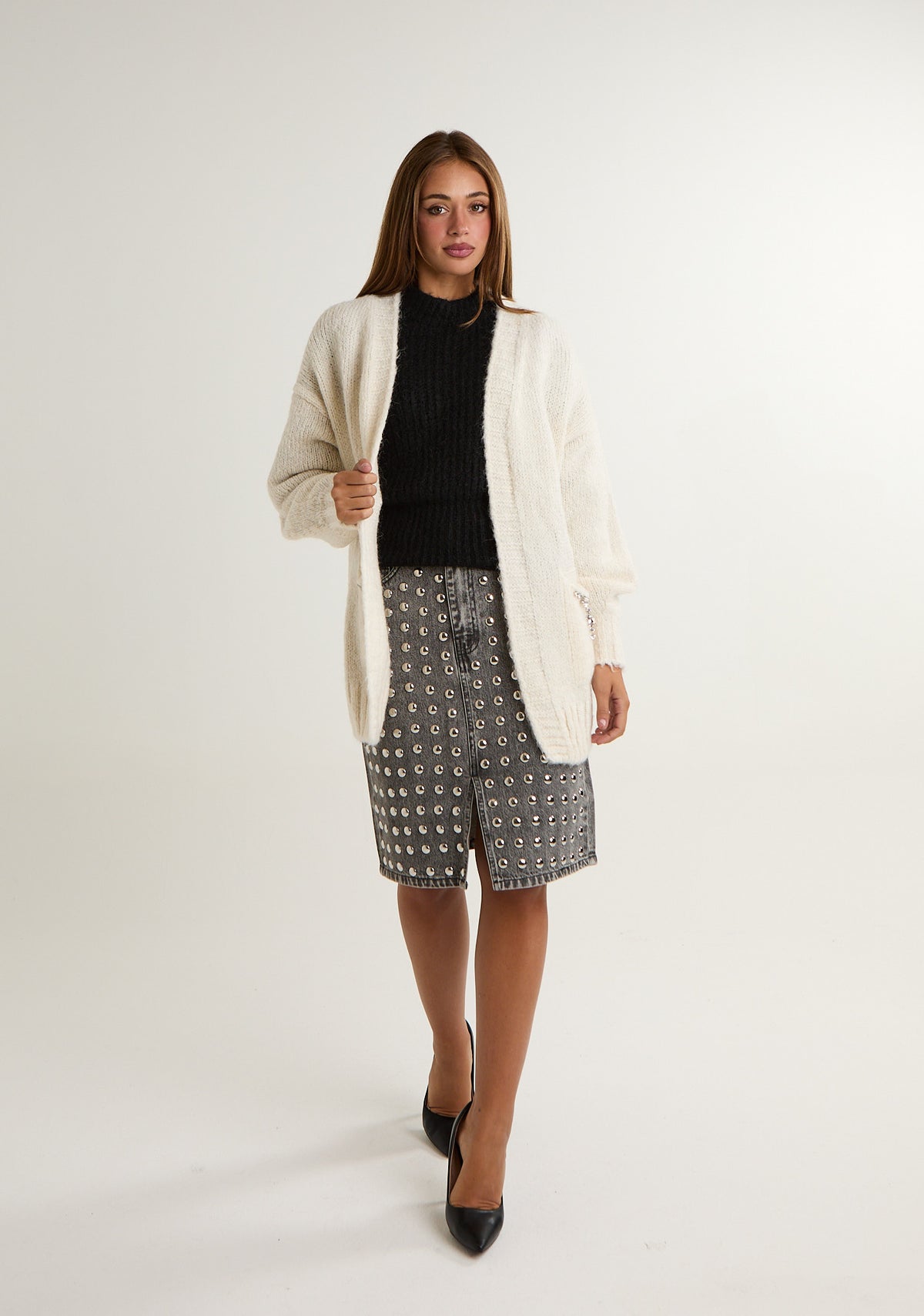Cardigan in mohair