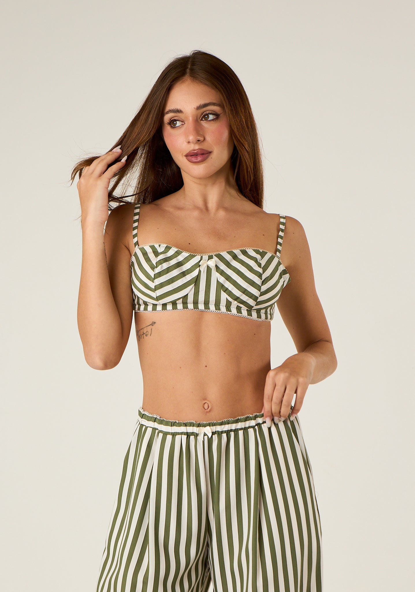 Bralette a righe