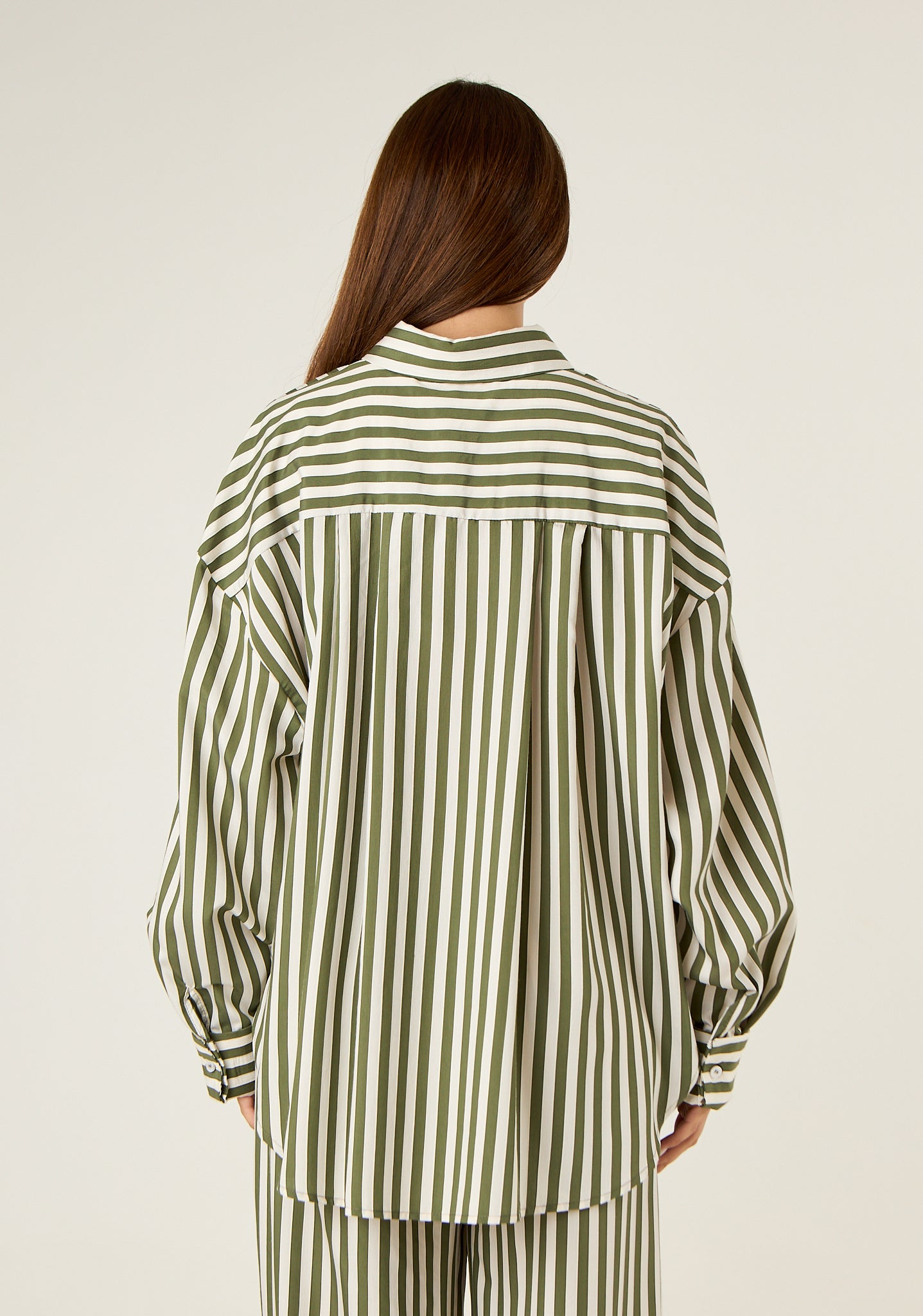 Camicia over a righe
