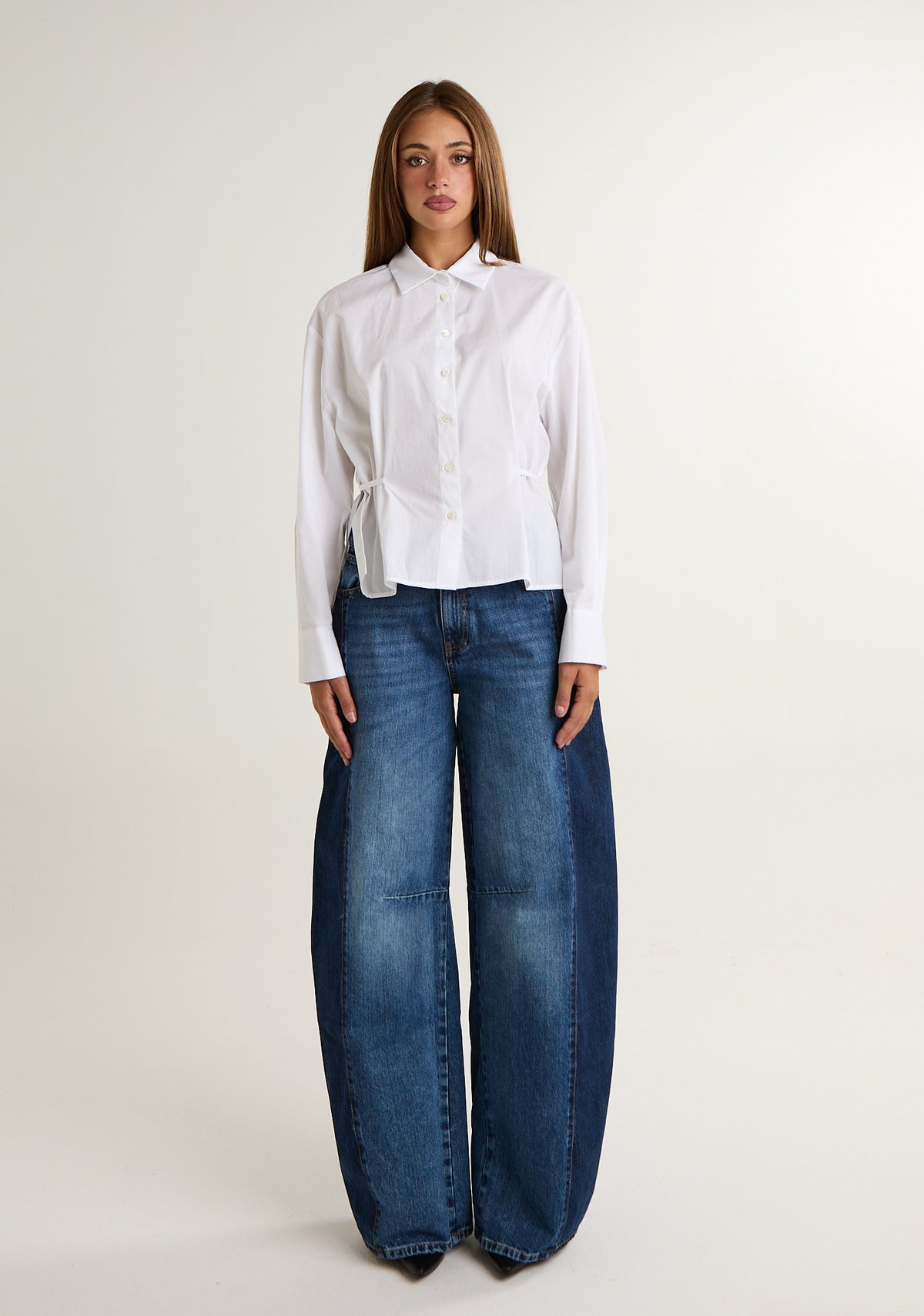 Camicia con laccio laterale