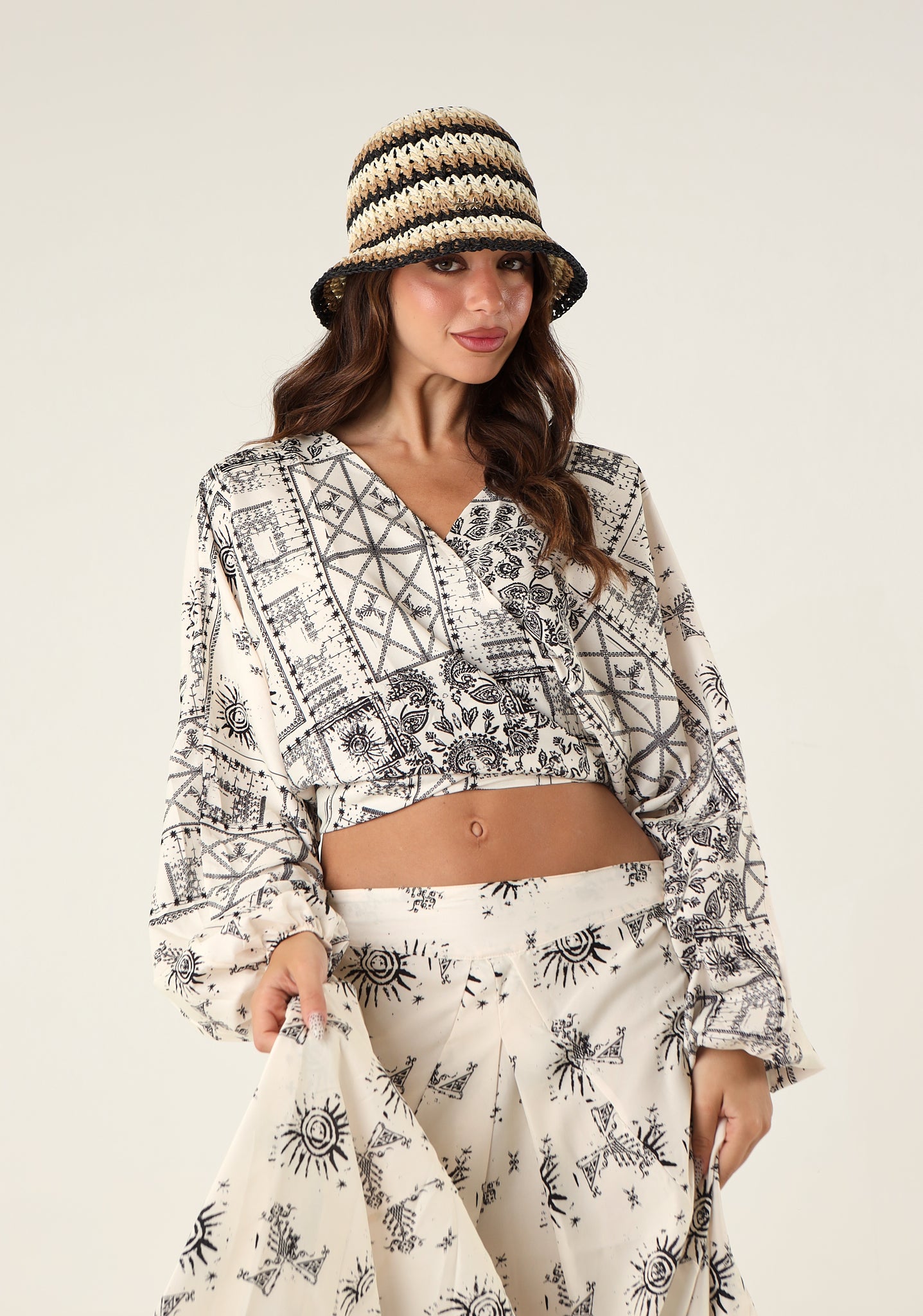 Cappello rafia
