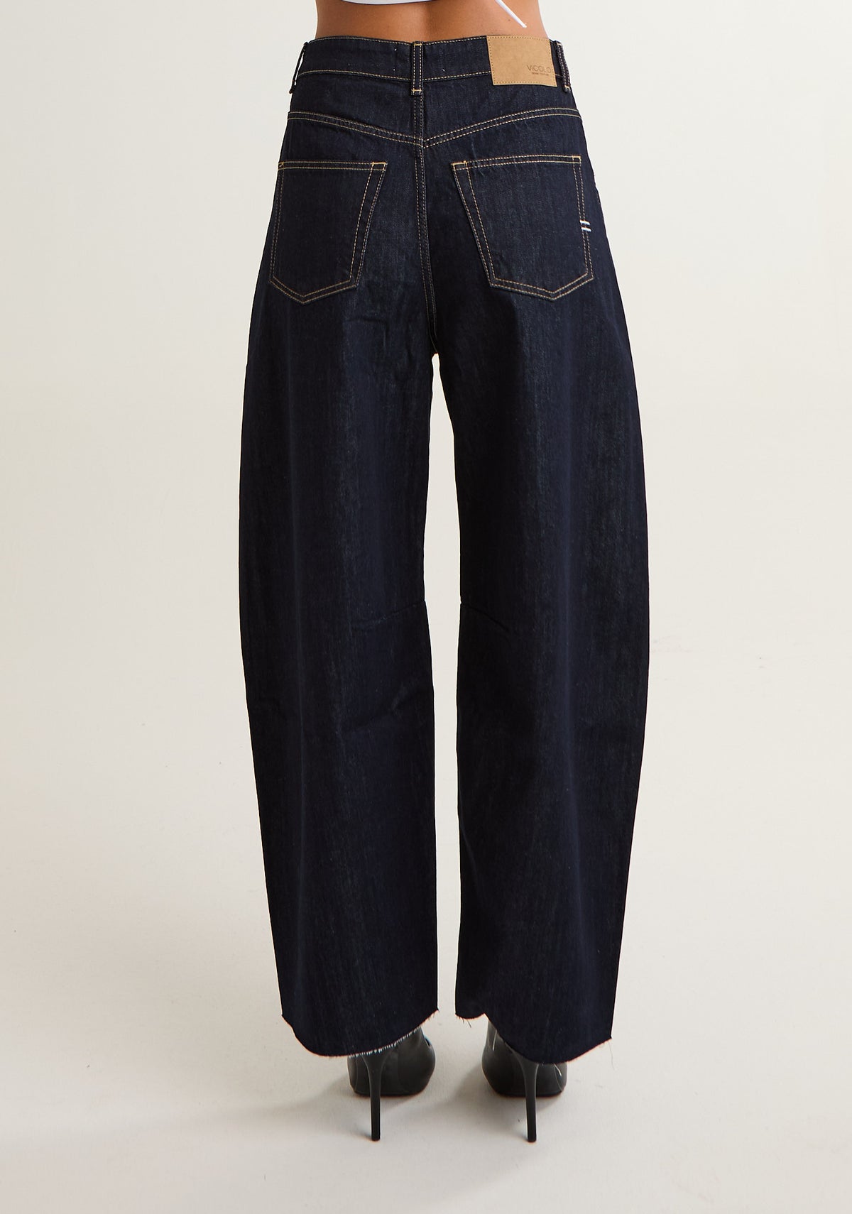 Jeans baloon lavaggio scuro