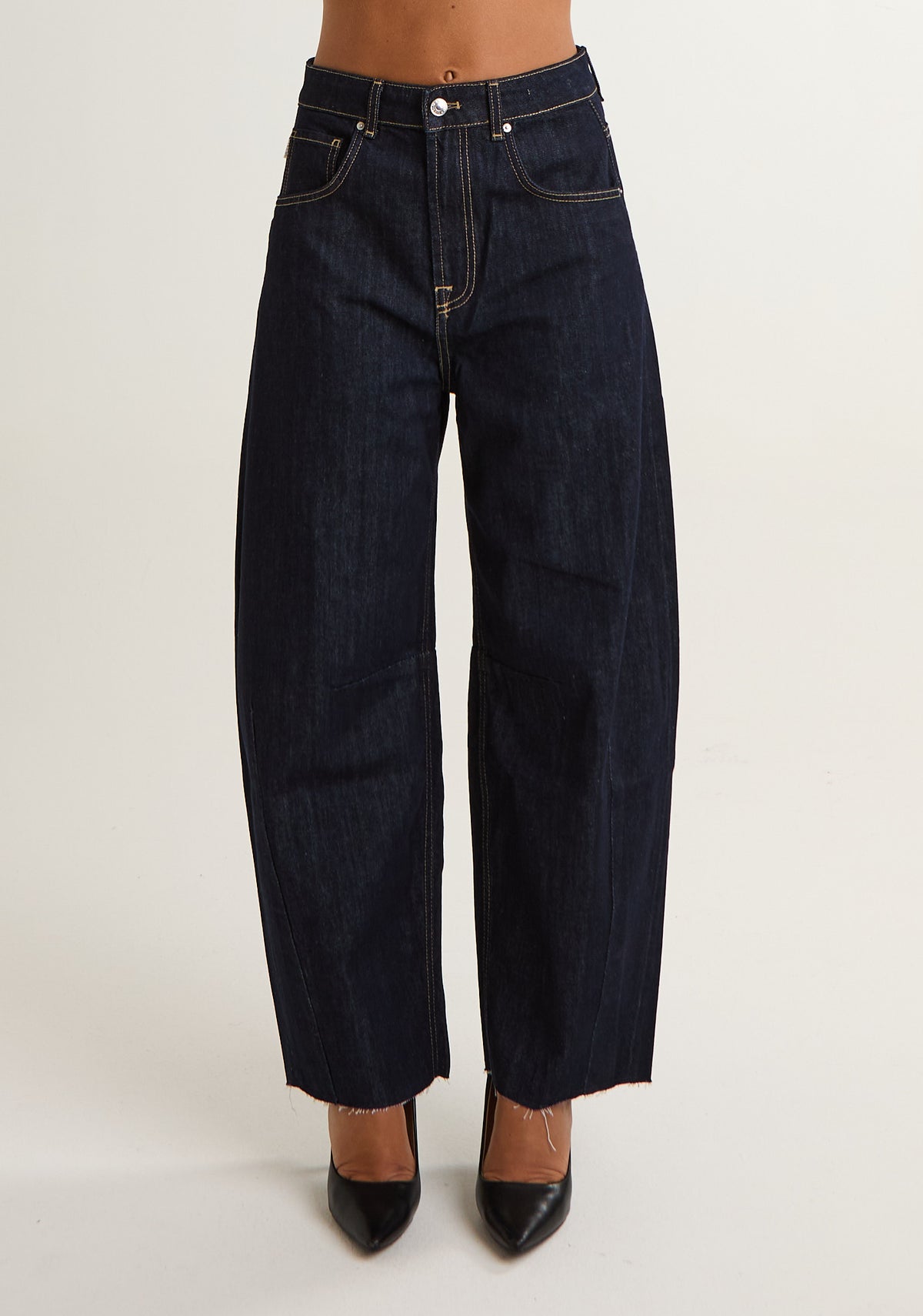 Jeans baloon lavaggio scuro