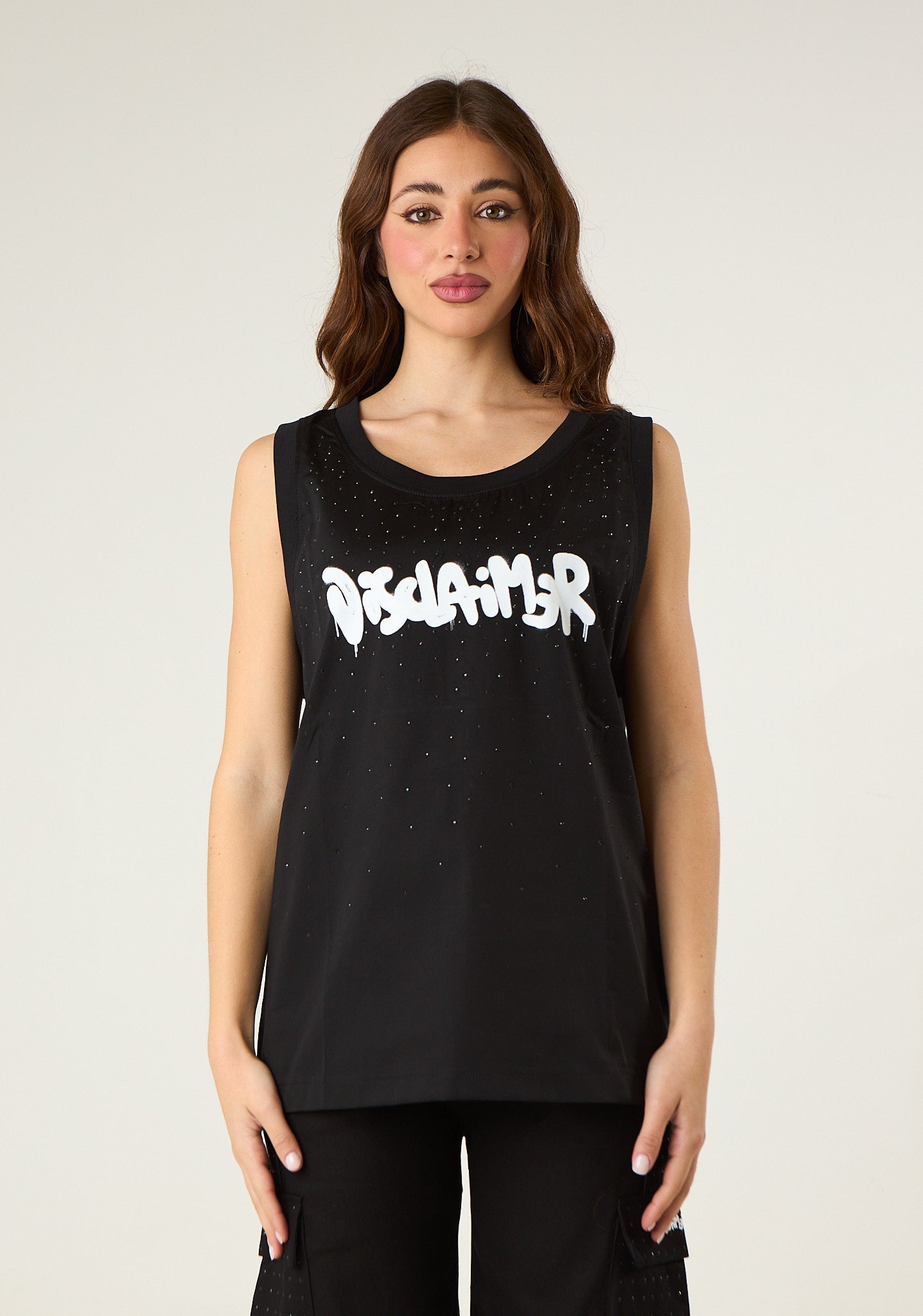 Canotta in cotone lucido