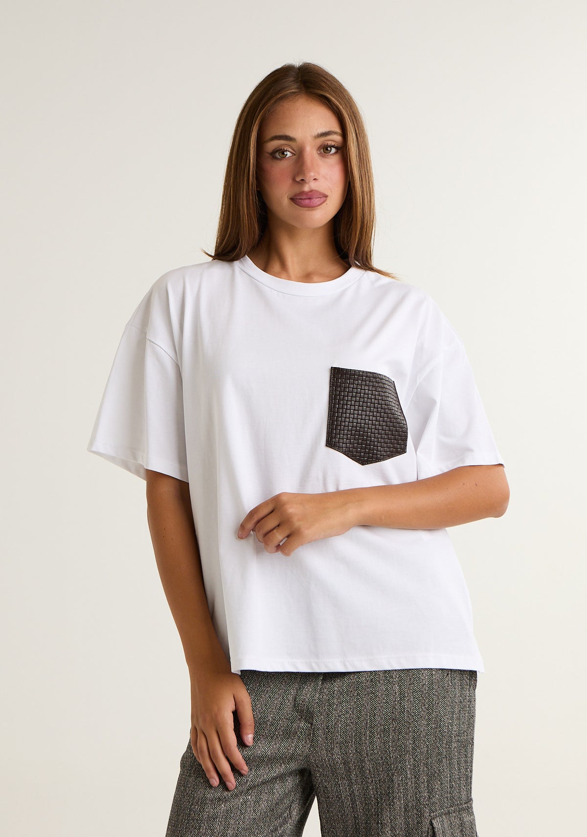T-shirt con dettaglio tasca