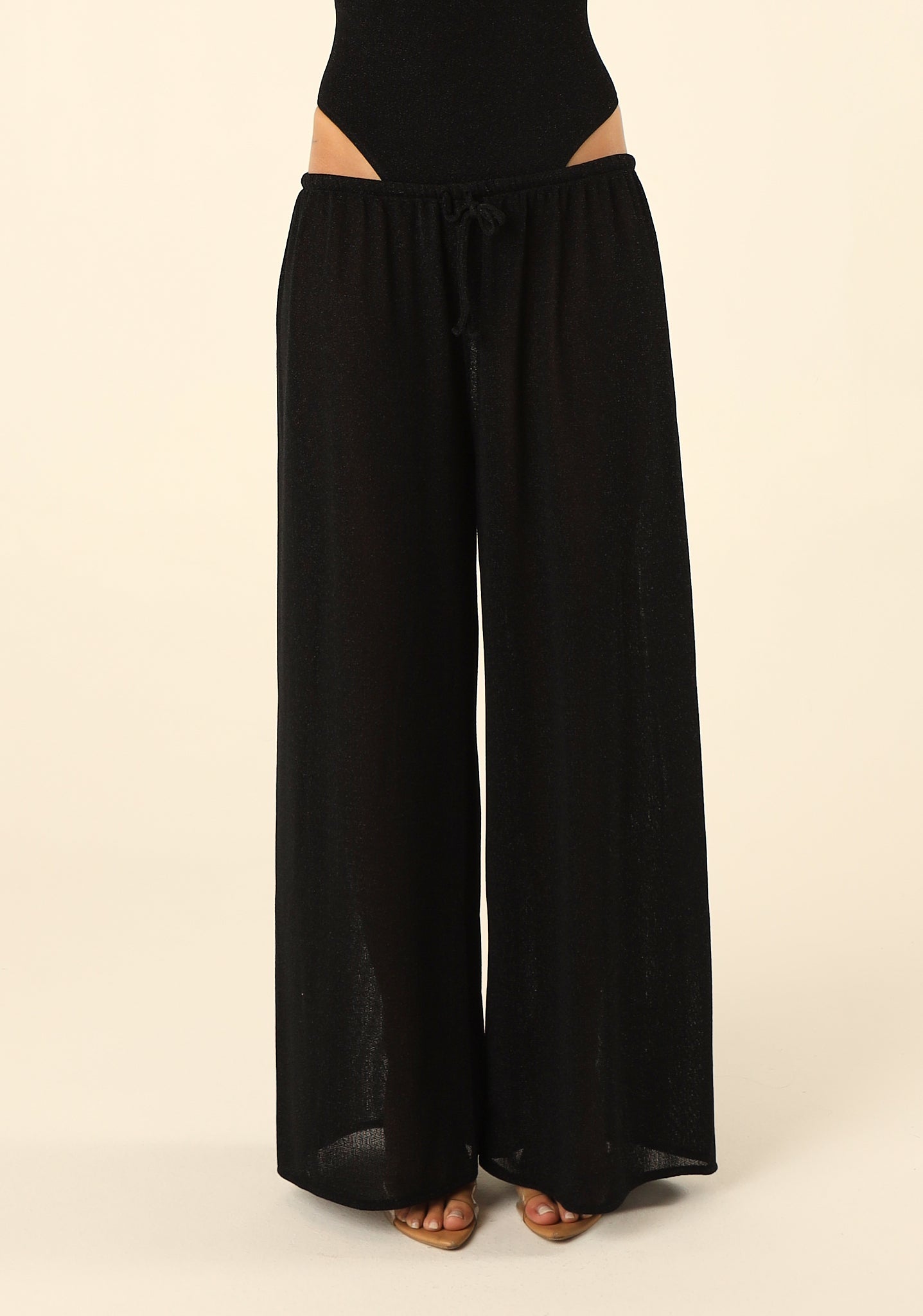 Pantalone palazzo lurex