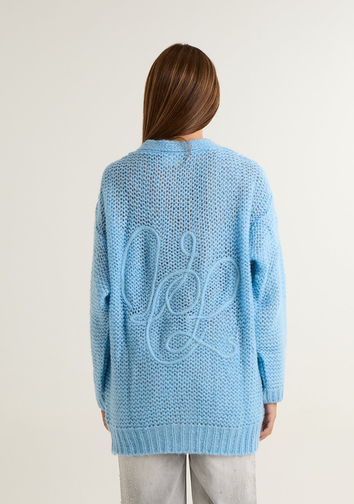 Cardigan in maglia spessa