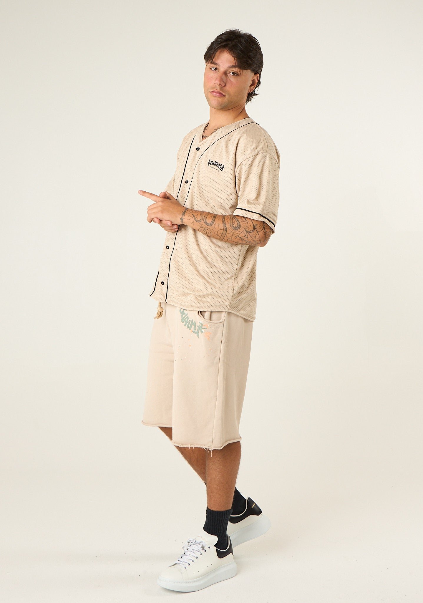 Camicia bowling in rete