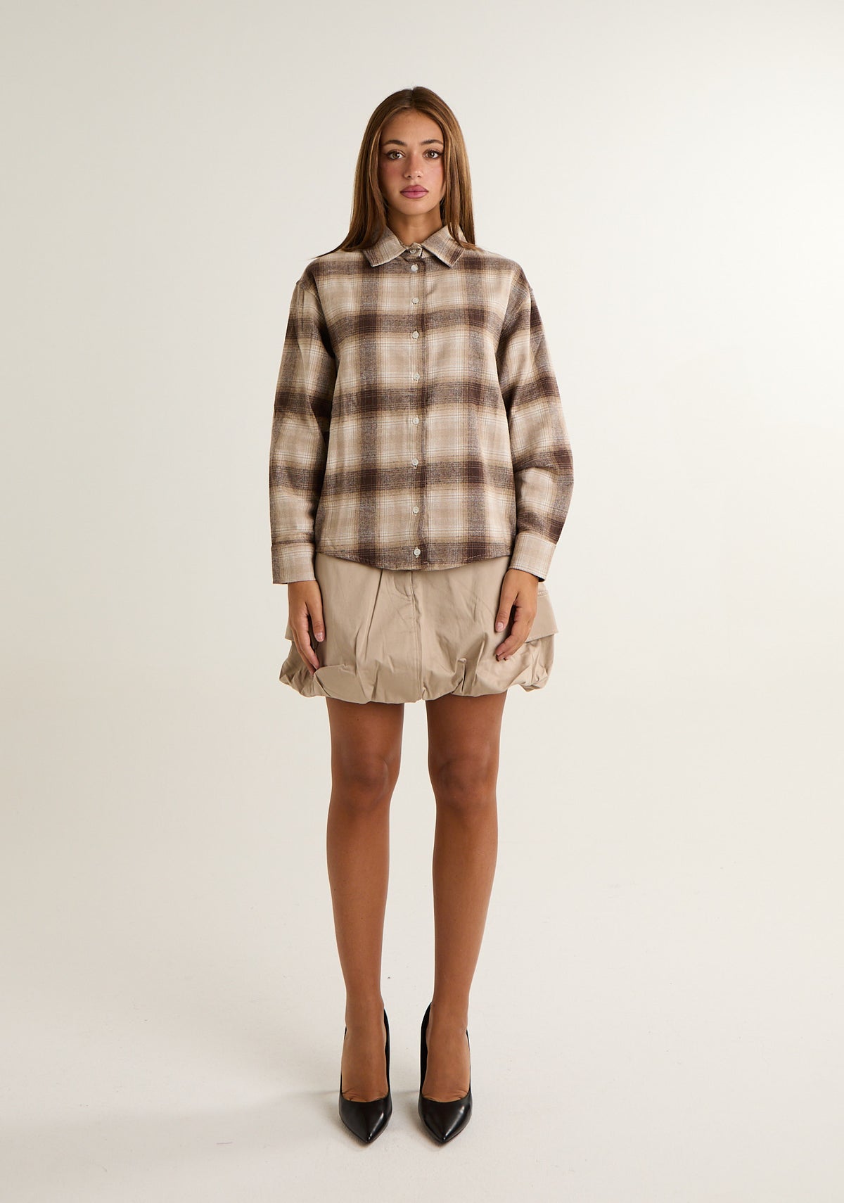 Camicia check in flanella