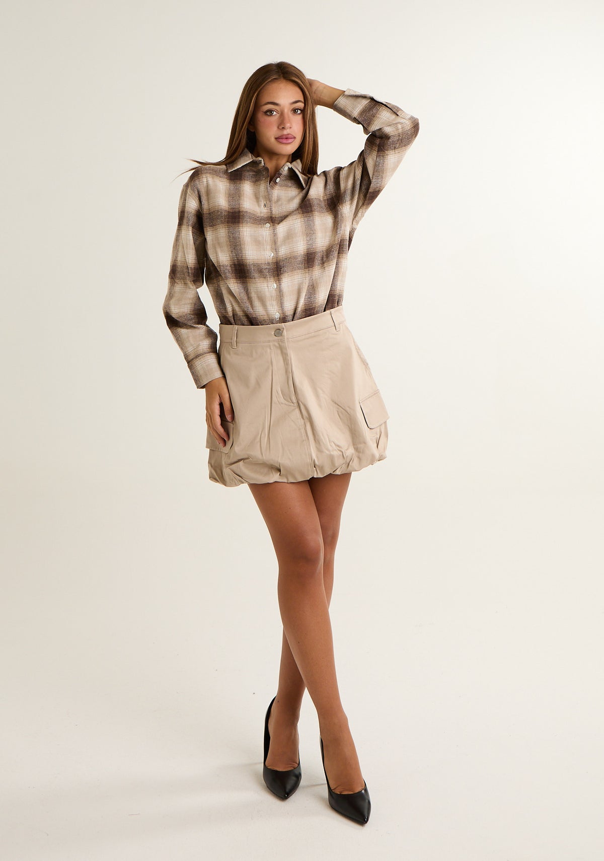 Camicia check in flanella