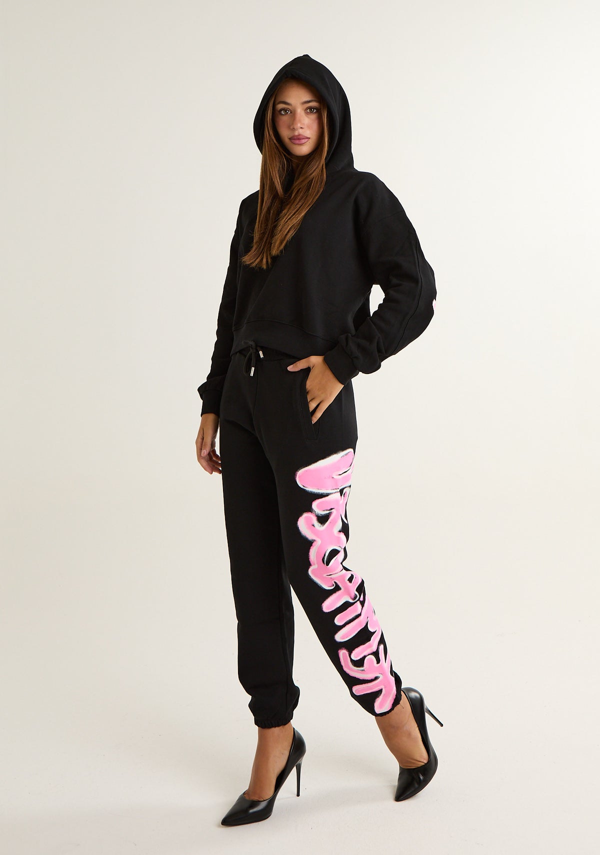 Pantalone tuta con stampa street