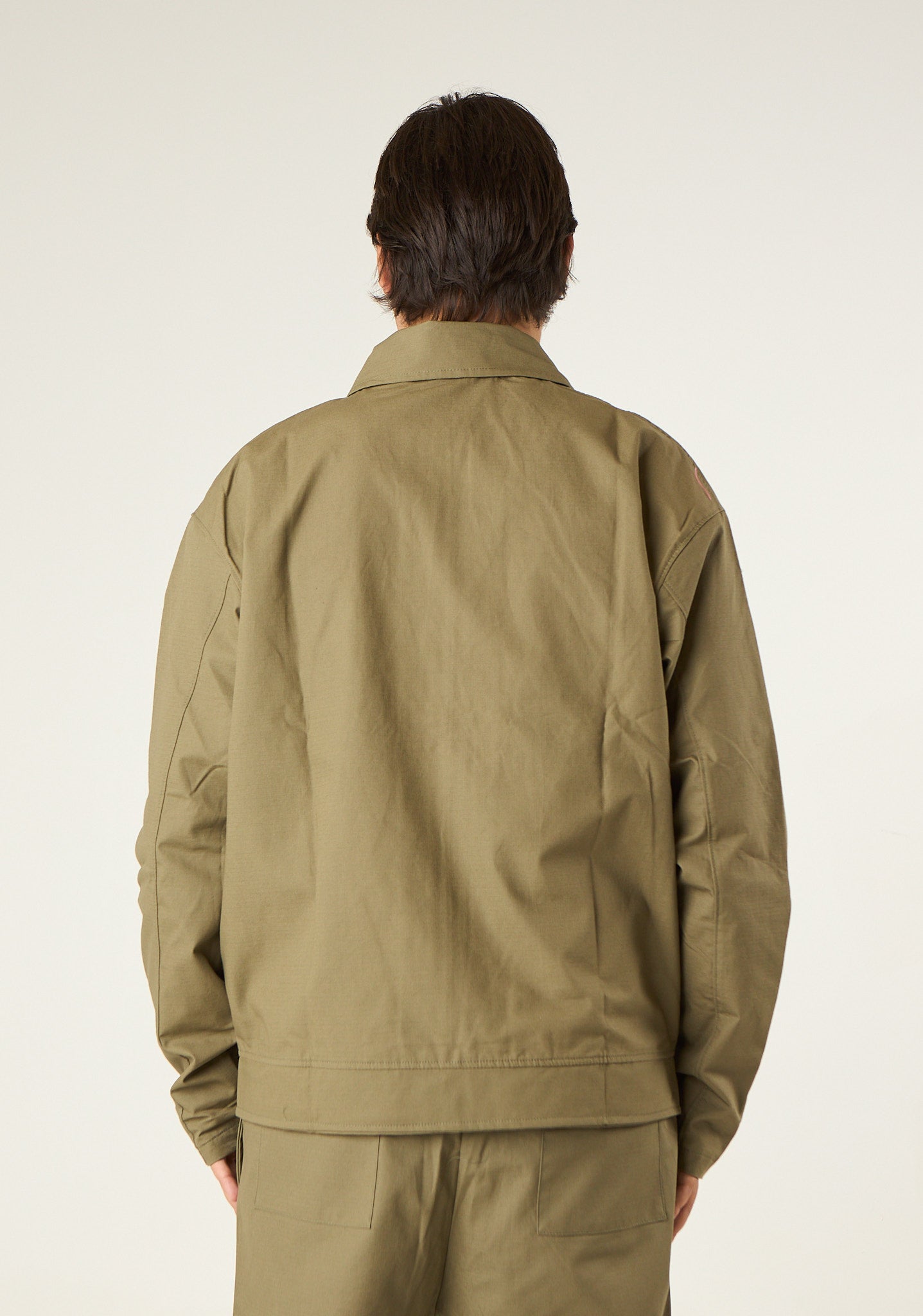 Giubbino in gabardina stampato