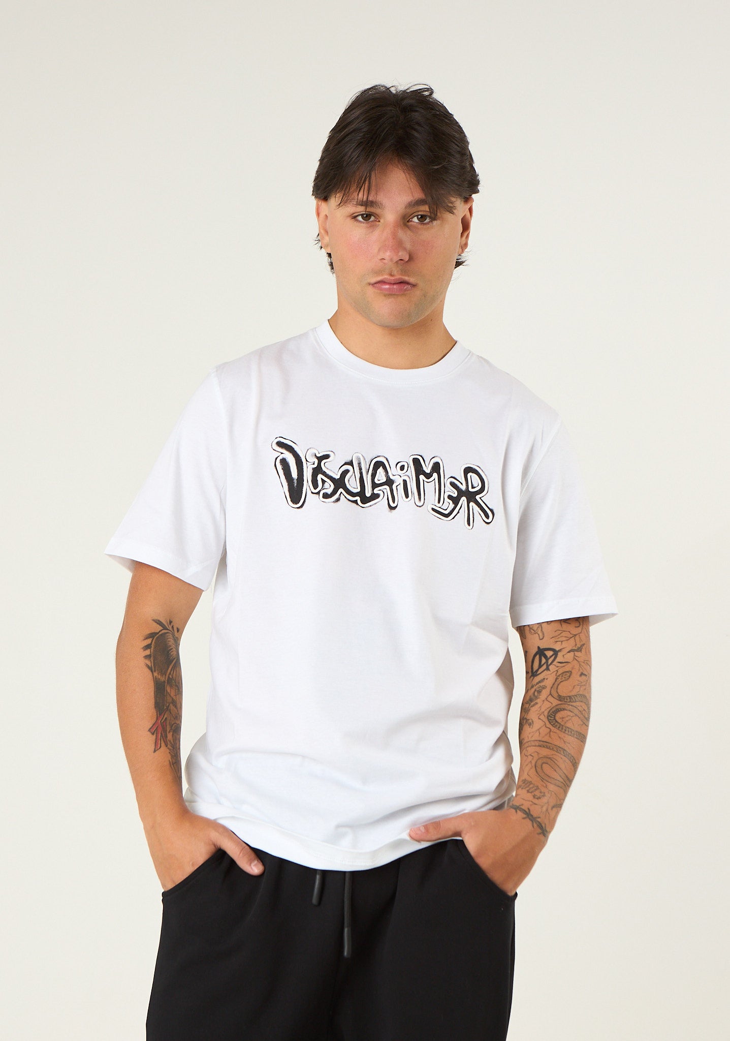 T-shirt con stampa profilata