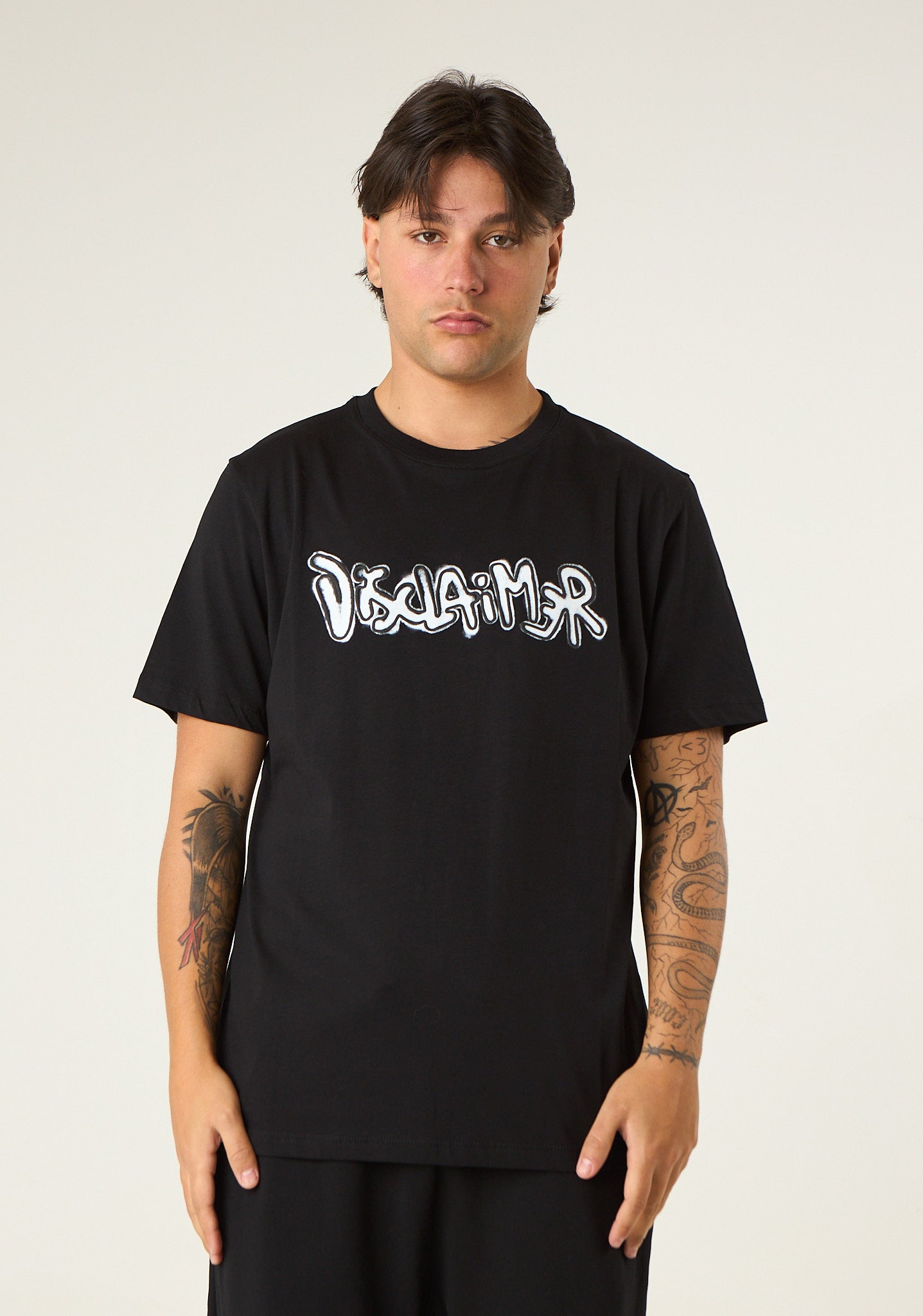 T-shirt con stampa profilata