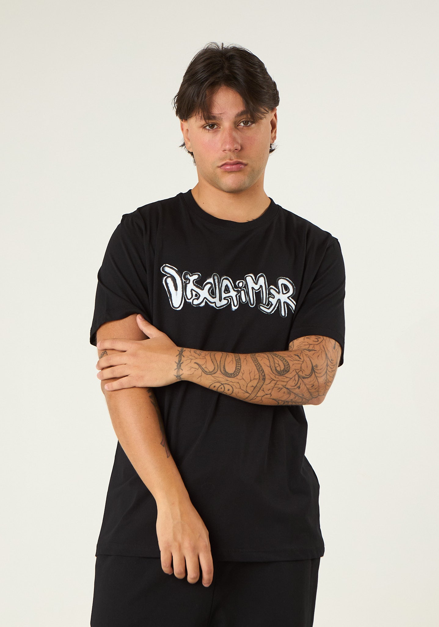 T-shirt con stampa profilata