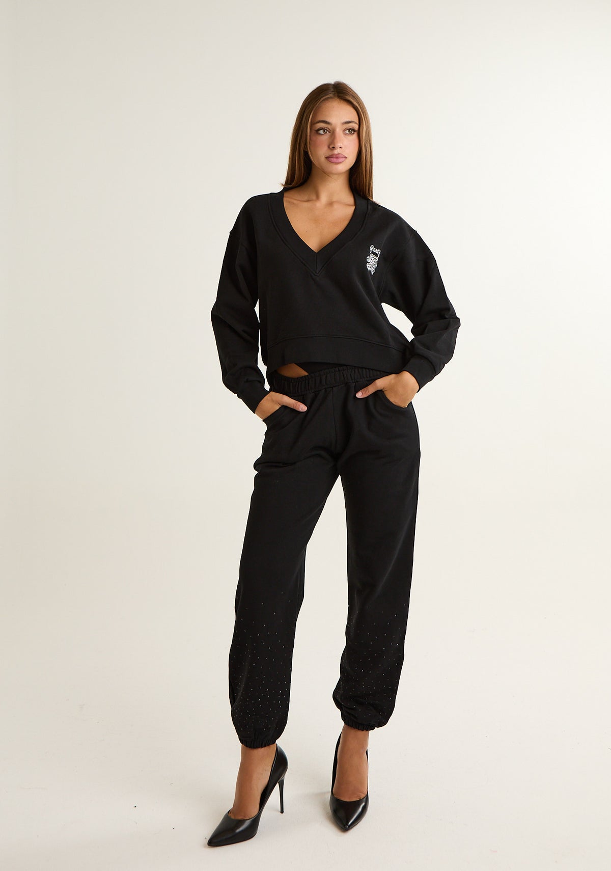 Pantalone tuta con bustino