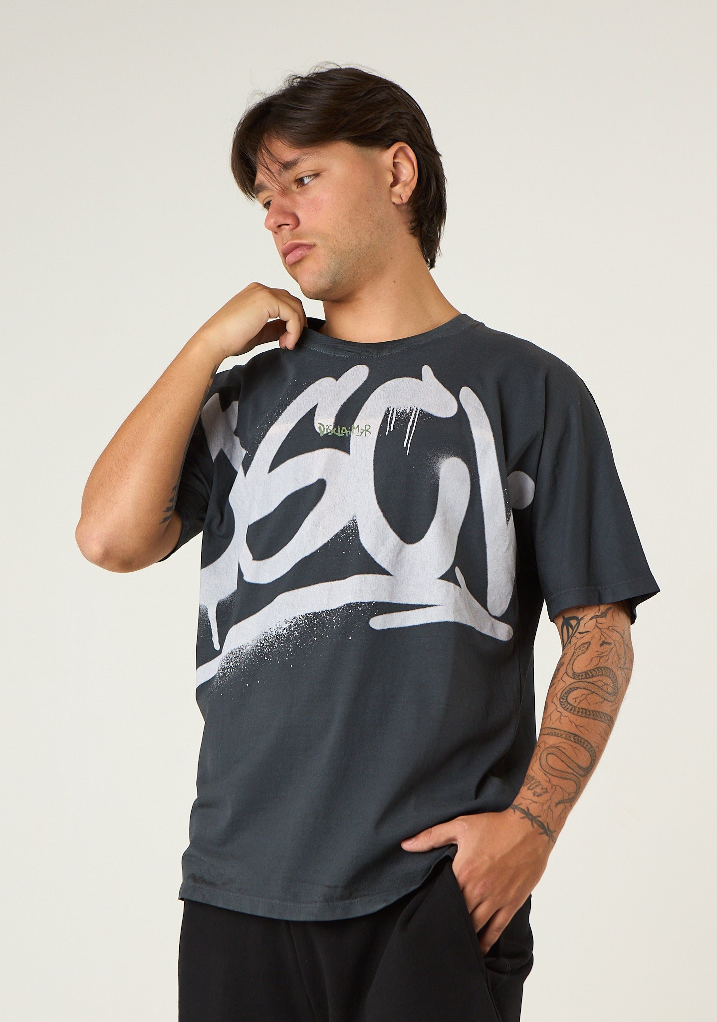 T-shirt con maxi stampa frontale