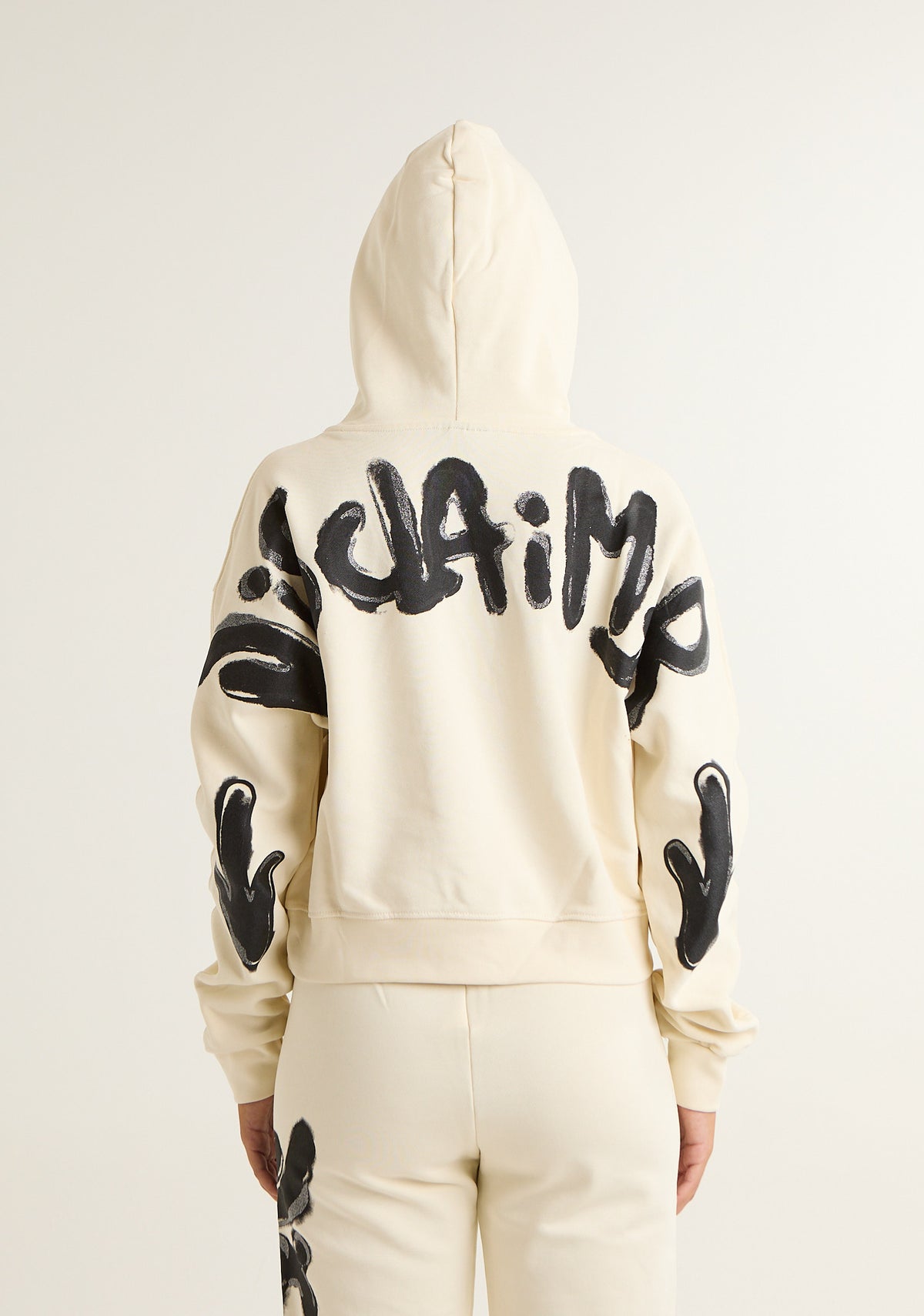 Felpa con stampa street posteriore